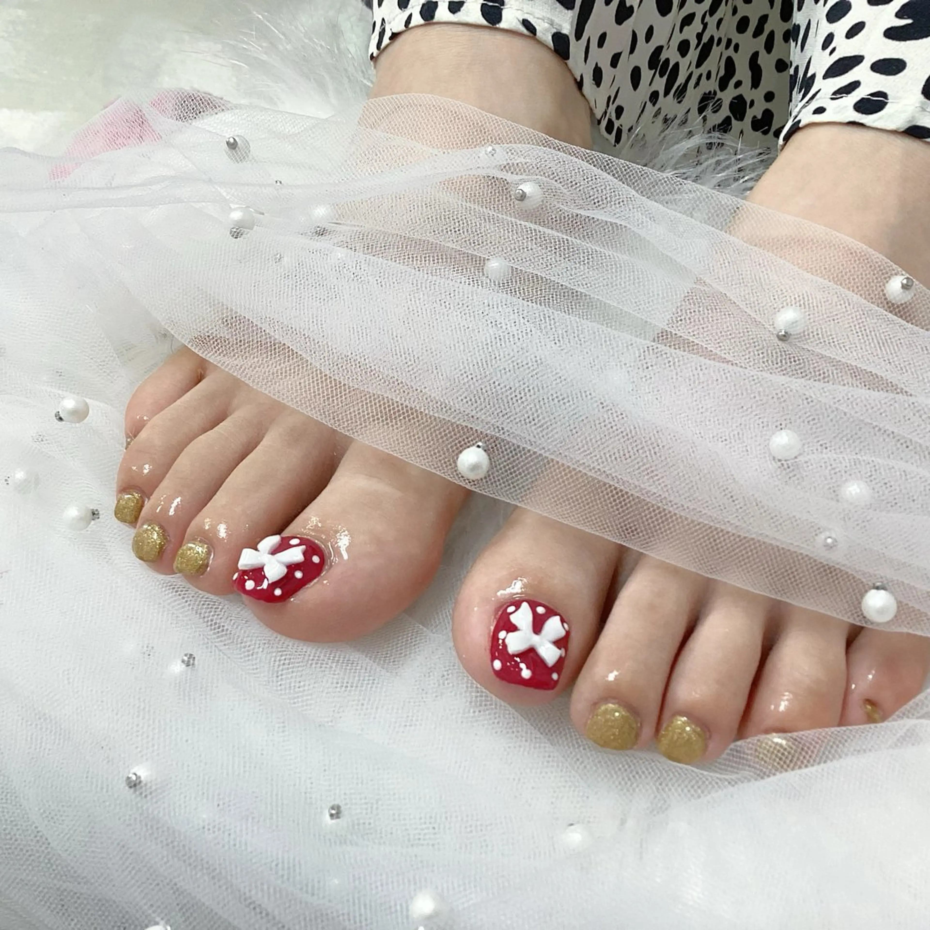 ネイル パーツ全部¥110 サロンミミのネイルデザイン