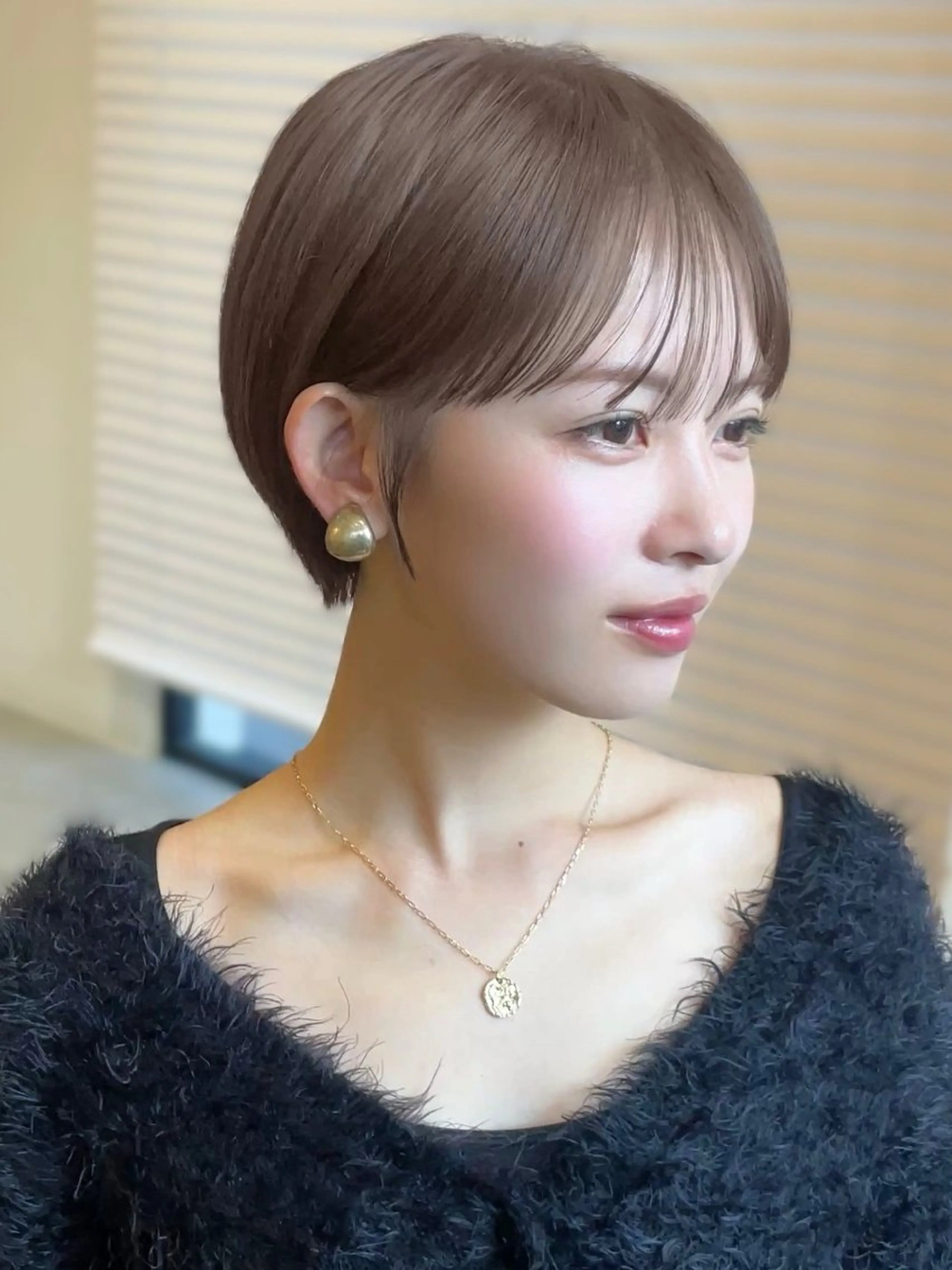 ショート カラー 無料カット/ ショート特化/表参道のヘアスタイル