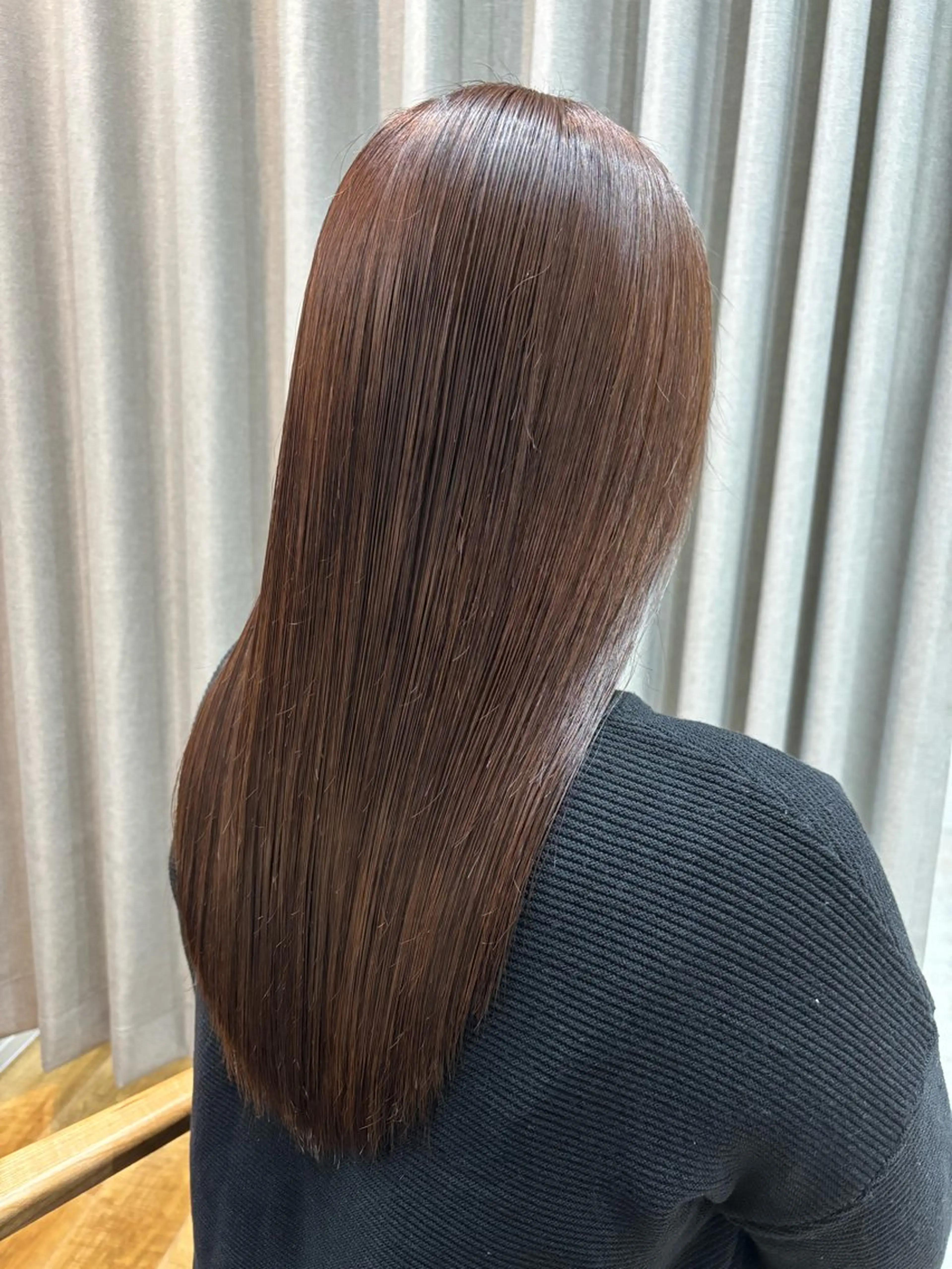 ロング カラー ベージュカラー 🤍美髪縮毛/髪質 改善/池上夏凜🤍のヘアスタイル