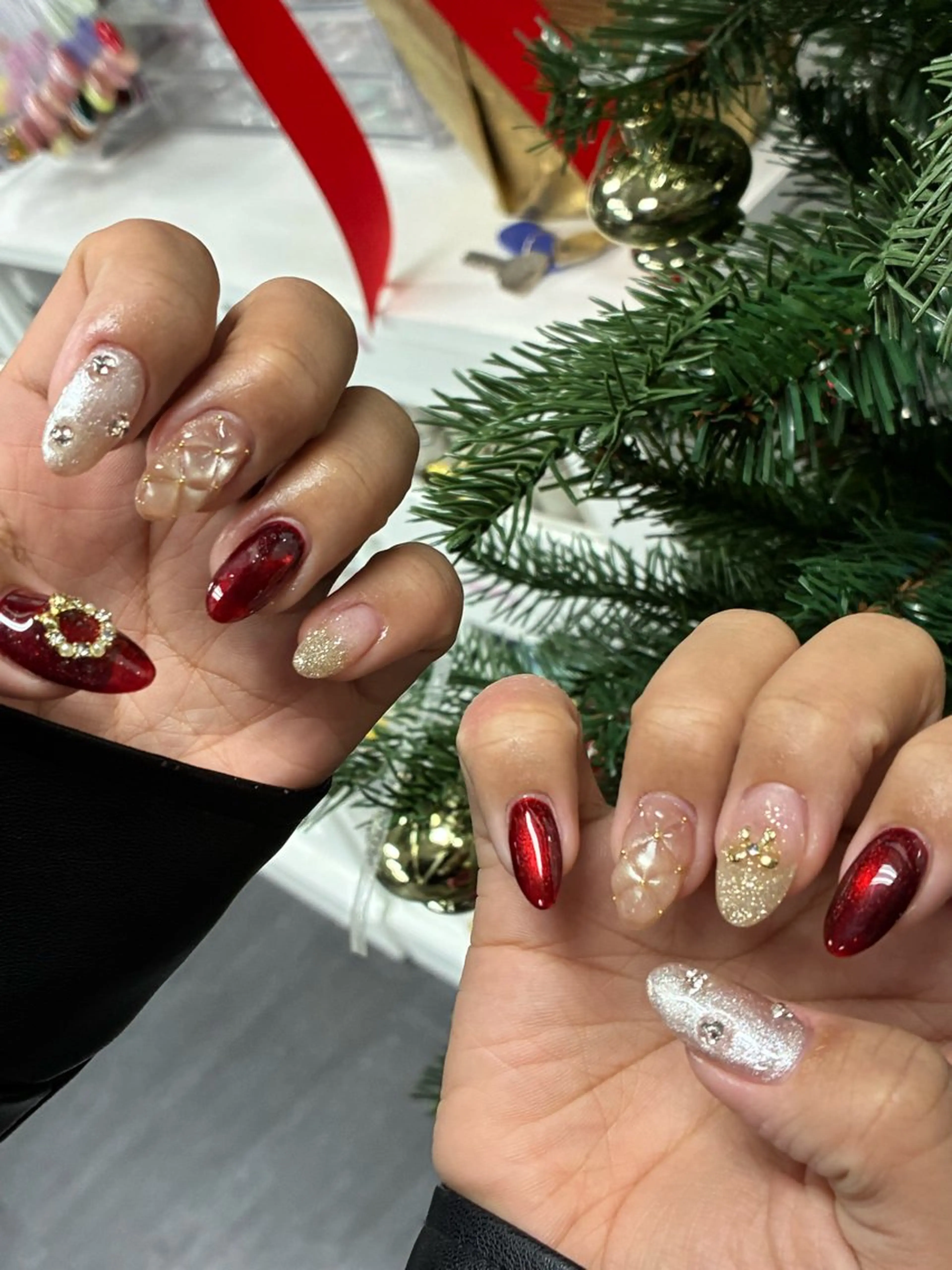 ネイル アートネイル フレンチネイル ジェルネイル 韓国ネイル 持ち込み ANA.CHUO 本川越店舗のネイルデザイン