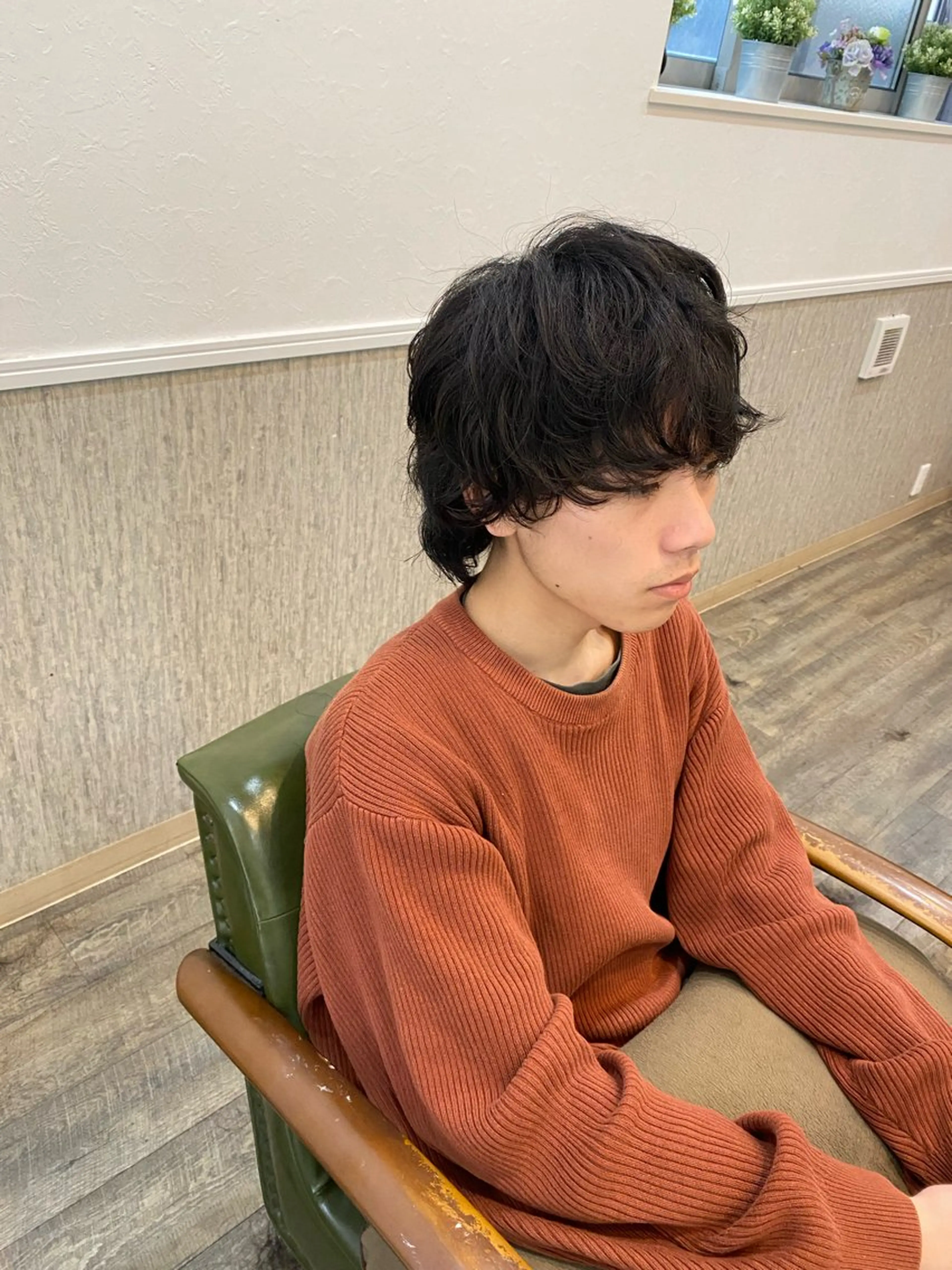 ショート メンズ カット パーマ Lucca Lance所属・岩間 渉のヘアスタイル