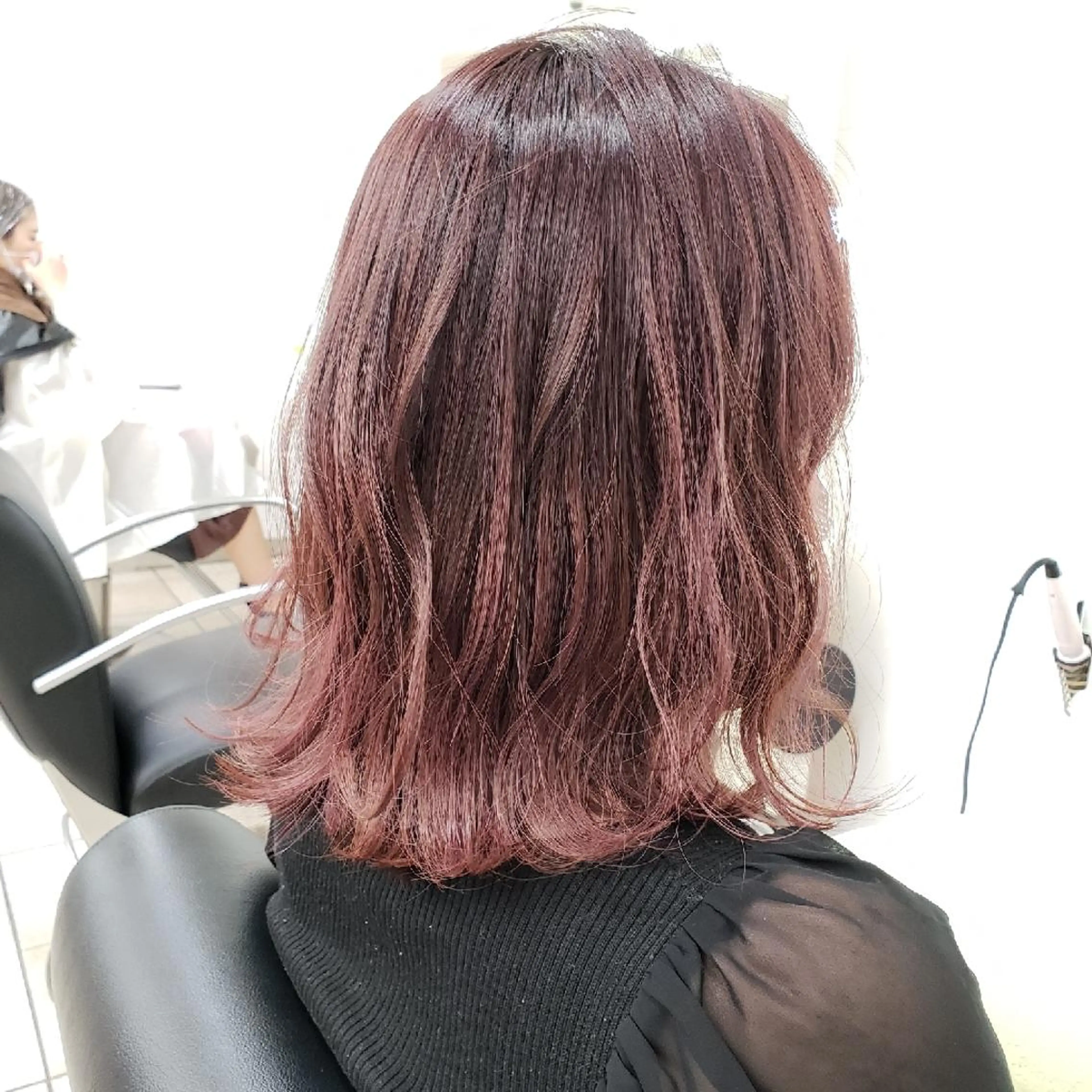 ミディアム 髪質改善 似合わせカット 縮毛矯正 トリートメント 酸熱トリートメント カット ヘアカラー トリートメント ボブ・ロブ　福田 泰久✂️✨のヘアスタイル