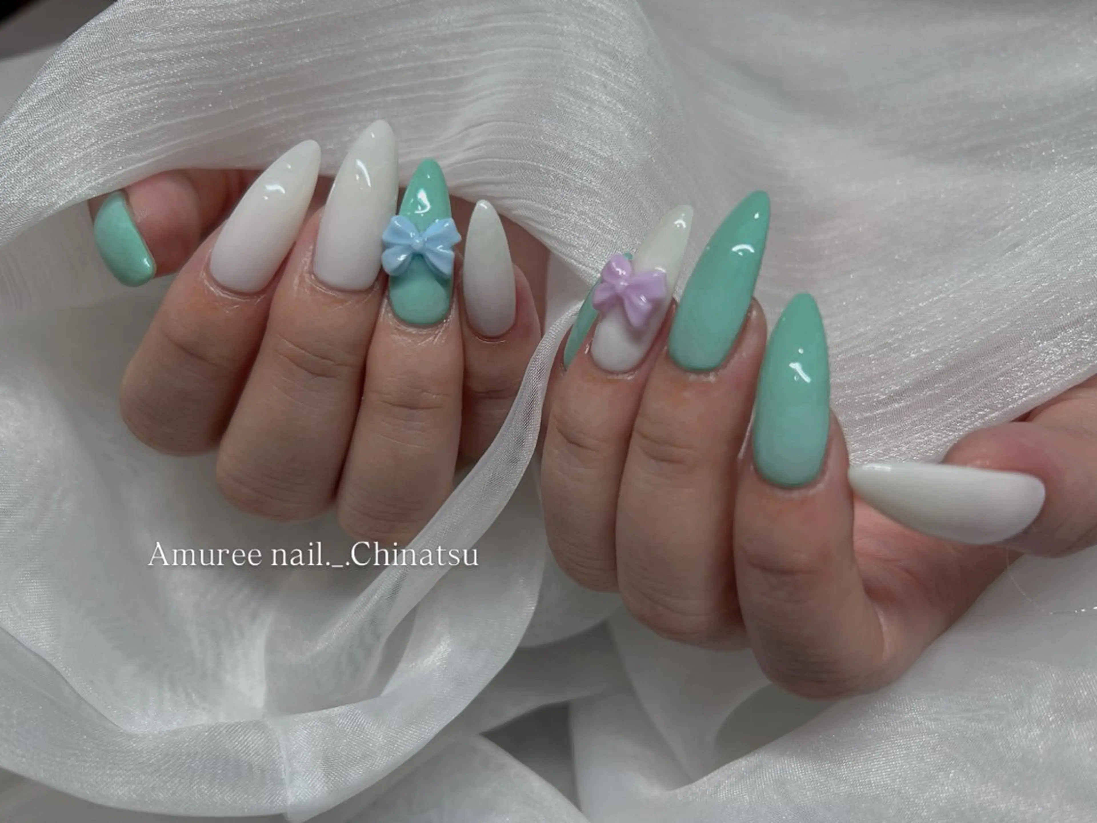 ネイル ハンドネイル Amuree._. Chinatsuのネイルデザイン