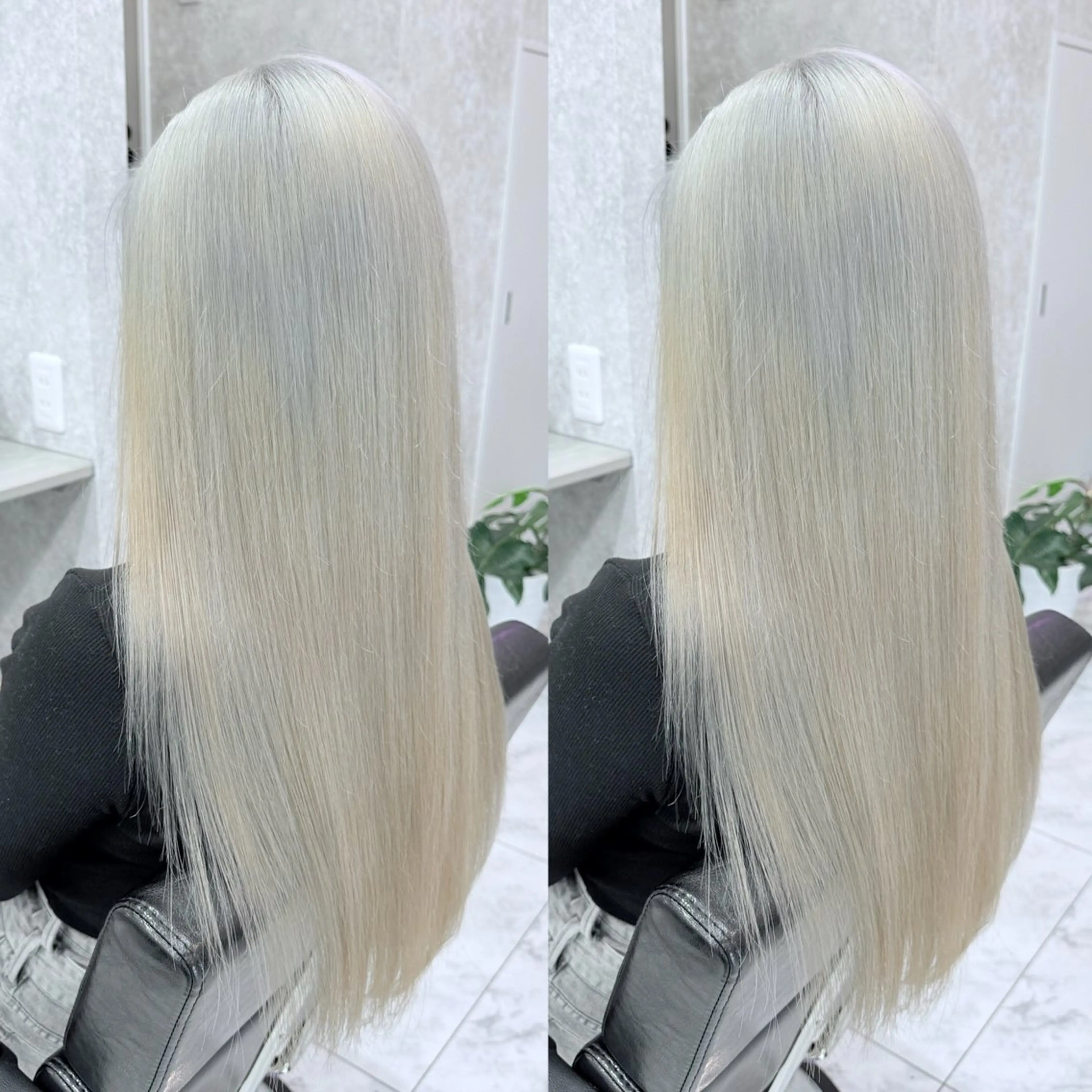 💎トリプルカラー(全体ブリーチ2回+オンカラー)+💖各種ケア剤付き💖💎の写真