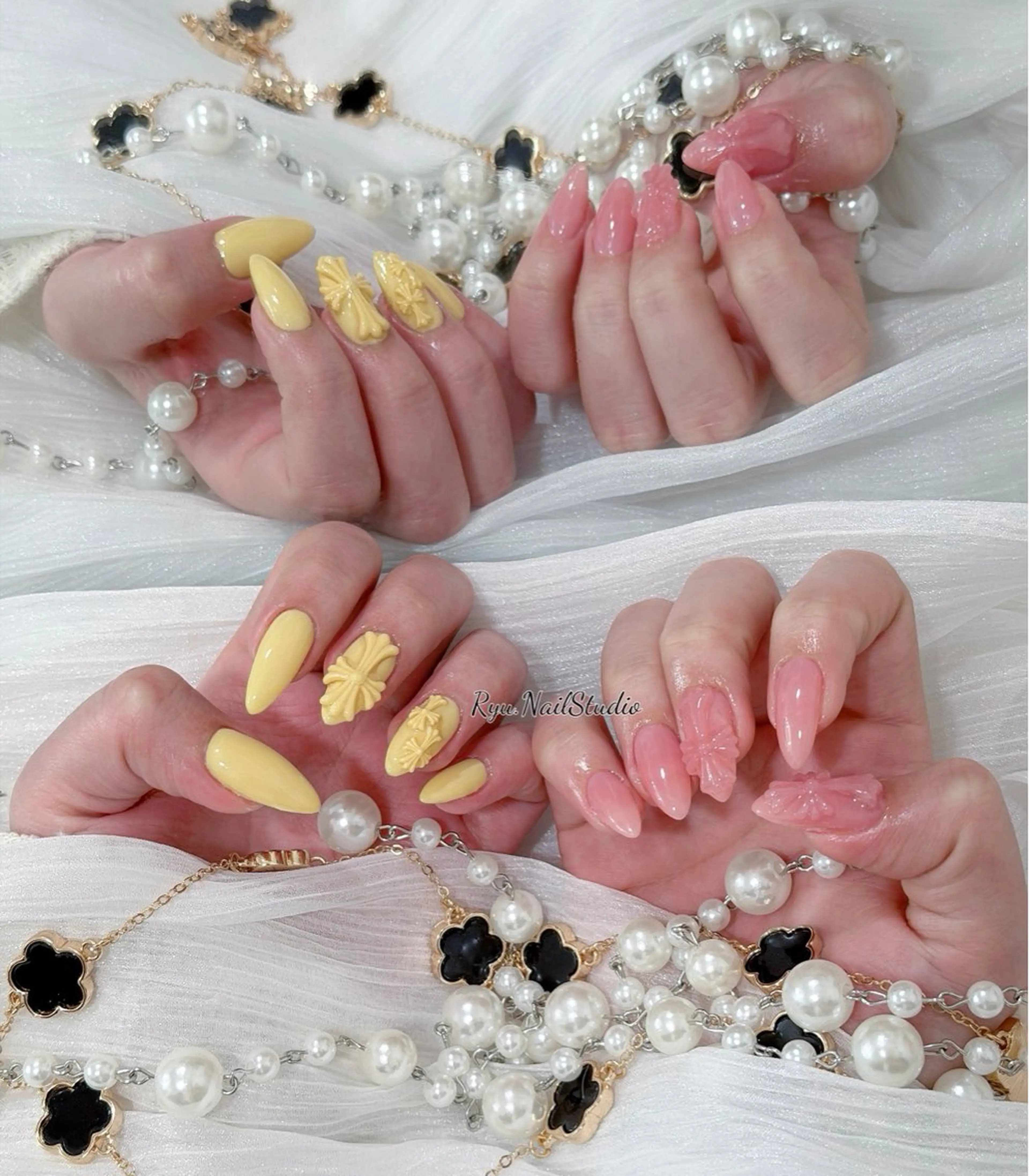 ネイル アートネイル ジェルネイル マグネットネイル ニュアンスネイル シンプルネイル ハンドネイル Ryu Nail Studio所属・Ryu nail studioのネイルデザイン