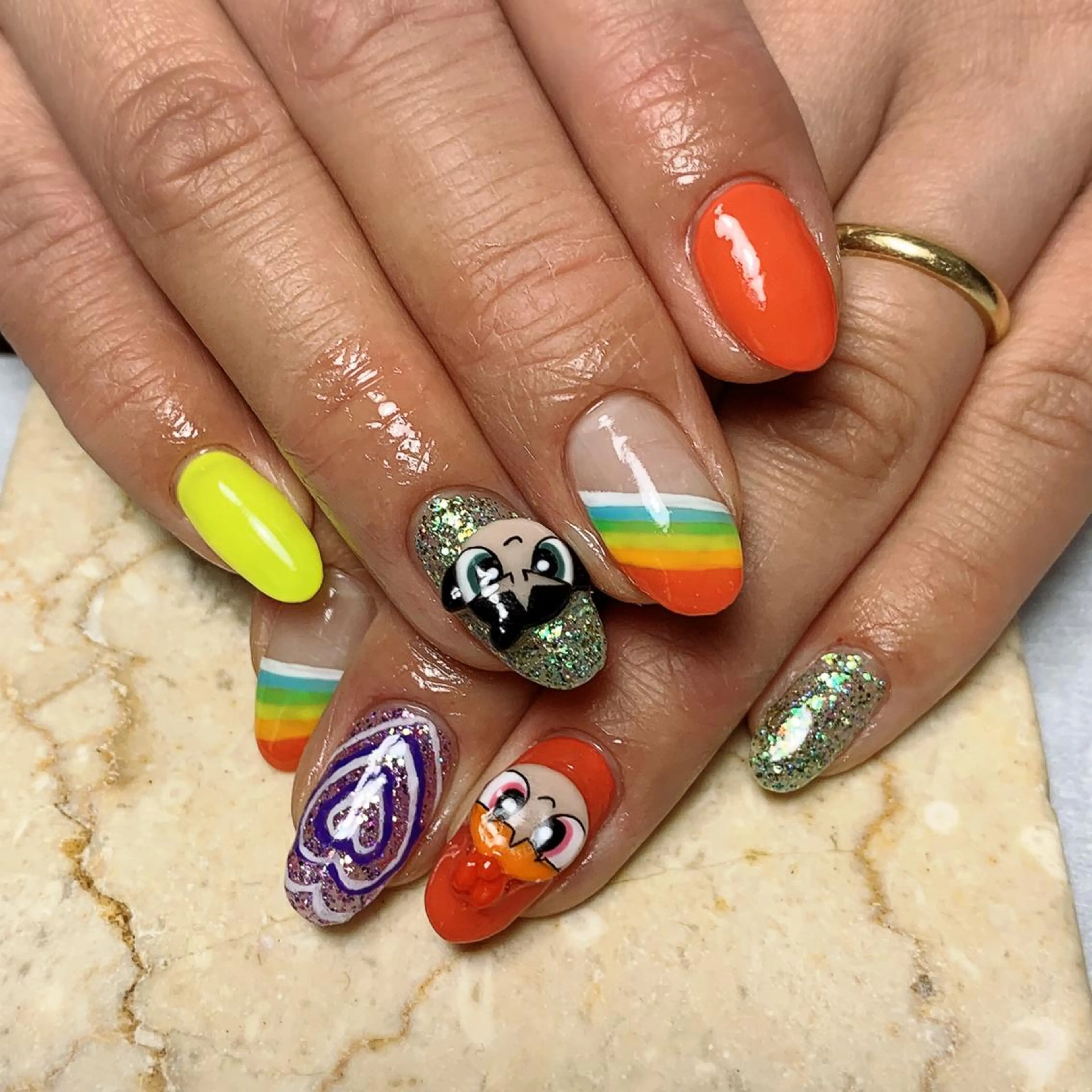 ネイル 持ち込み ハンドネイル M nail 市原市ちはら台のネイルデザイン
