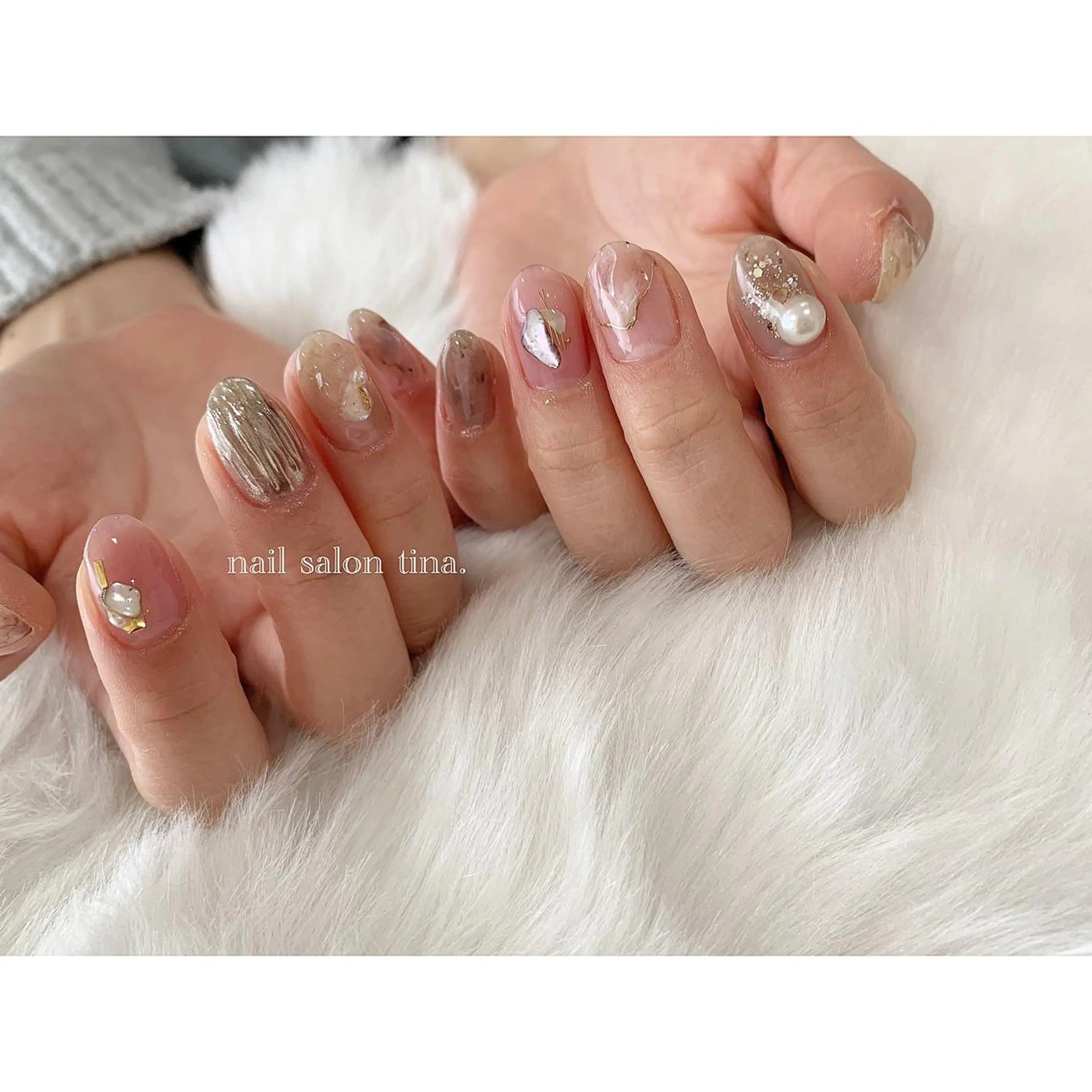 ネイル nail salon tina.所属・中山 はづきのネイルデザイン