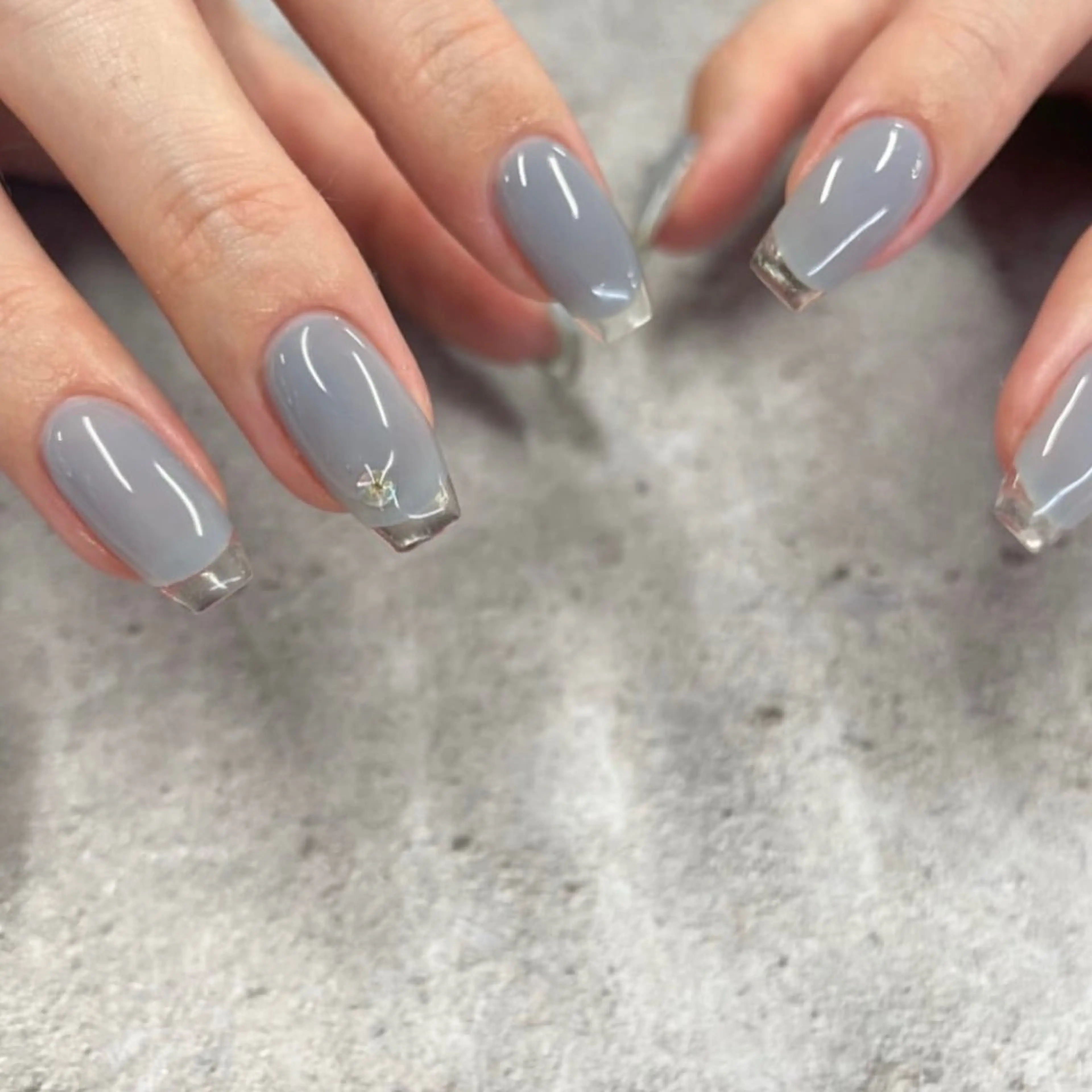 【ご新規様限定☆】10本長さだし(チップ)×ワンカラーorグラデ/オフ無料の写真