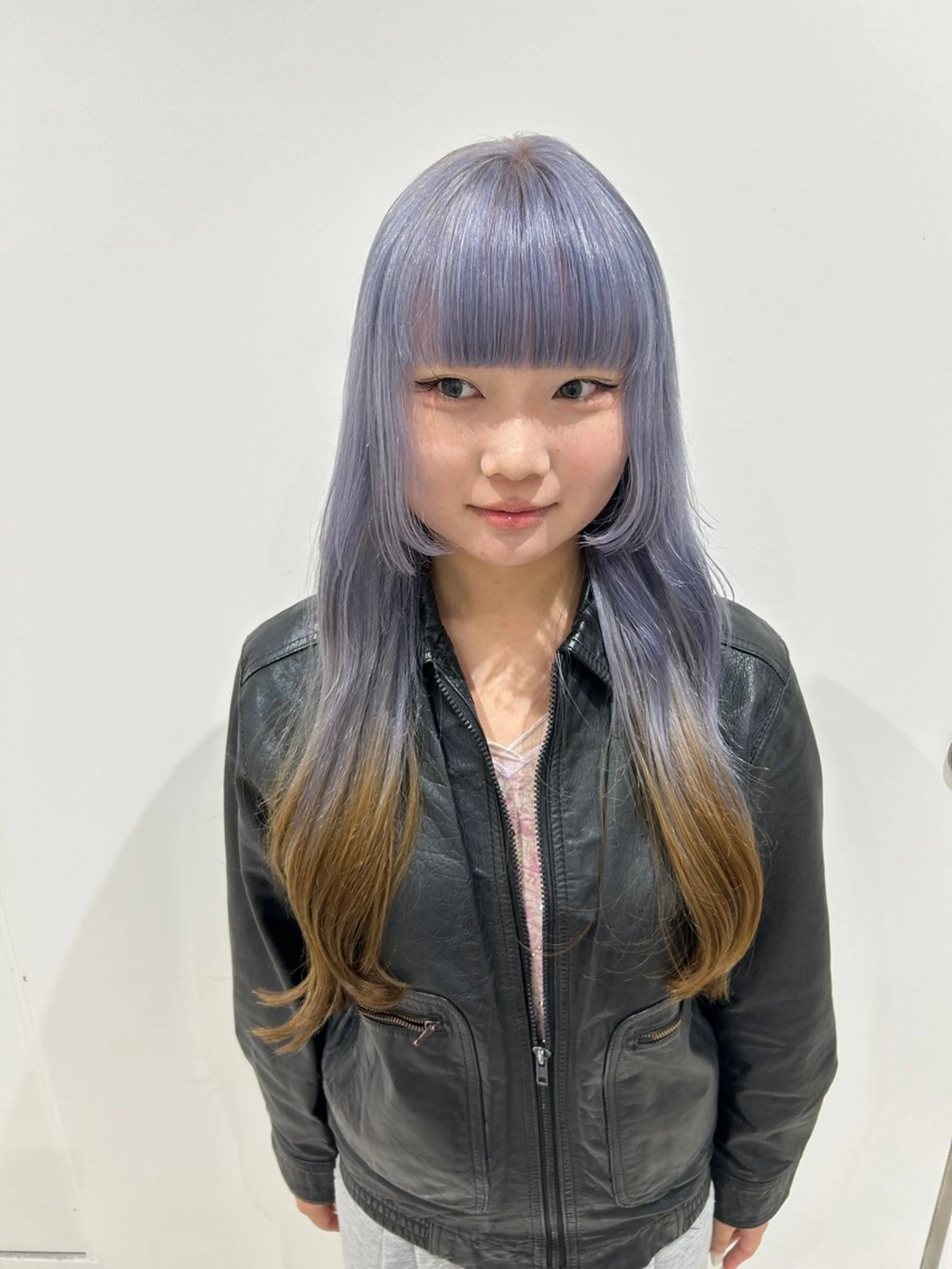 ロング カラー ヘアカラー トリートメント 🪻ダブルカラー /透明感カラーRioのヘアスタイル