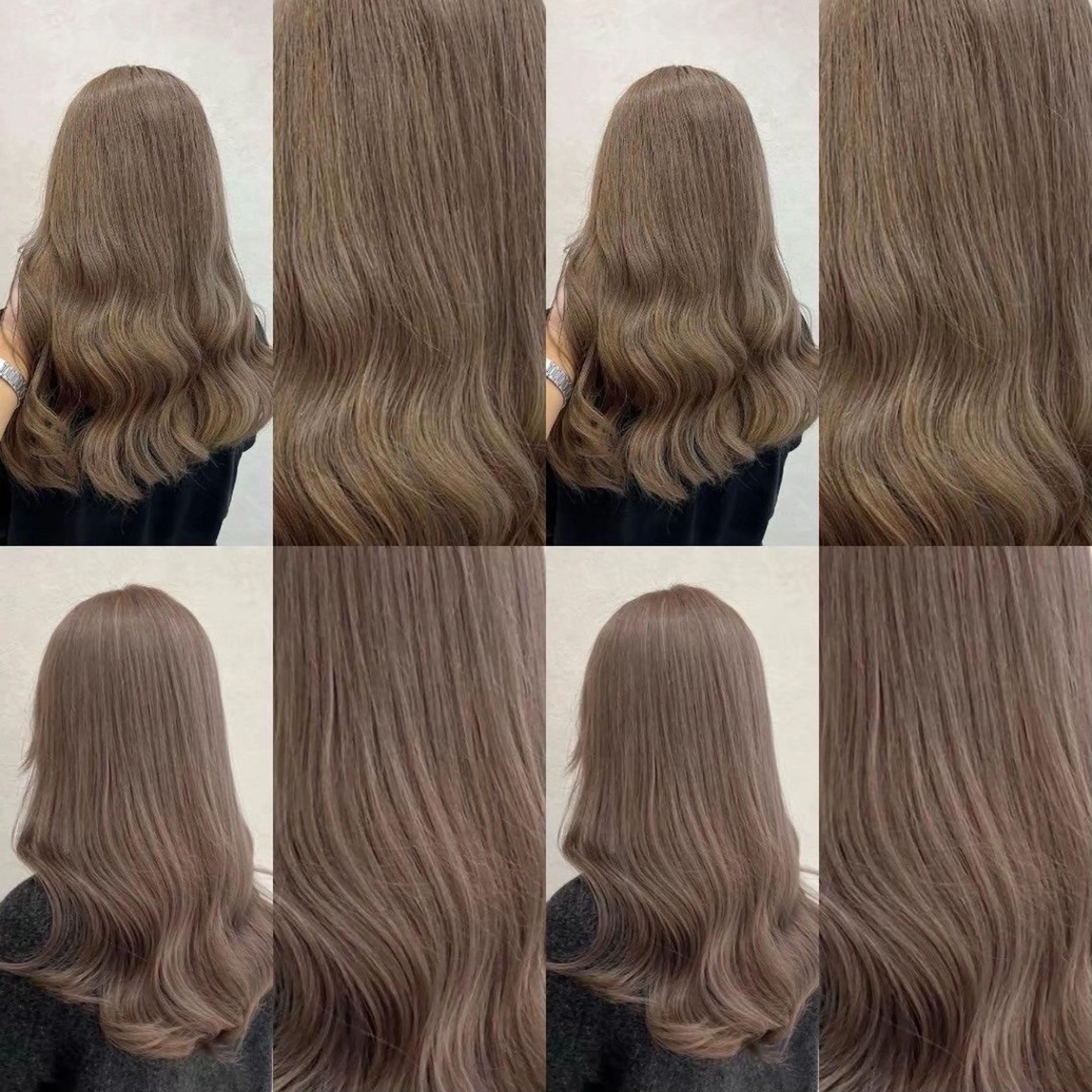 セミロング カラー ヘアカラー ブリーチカラー🐭♡ moeのヘアスタイル