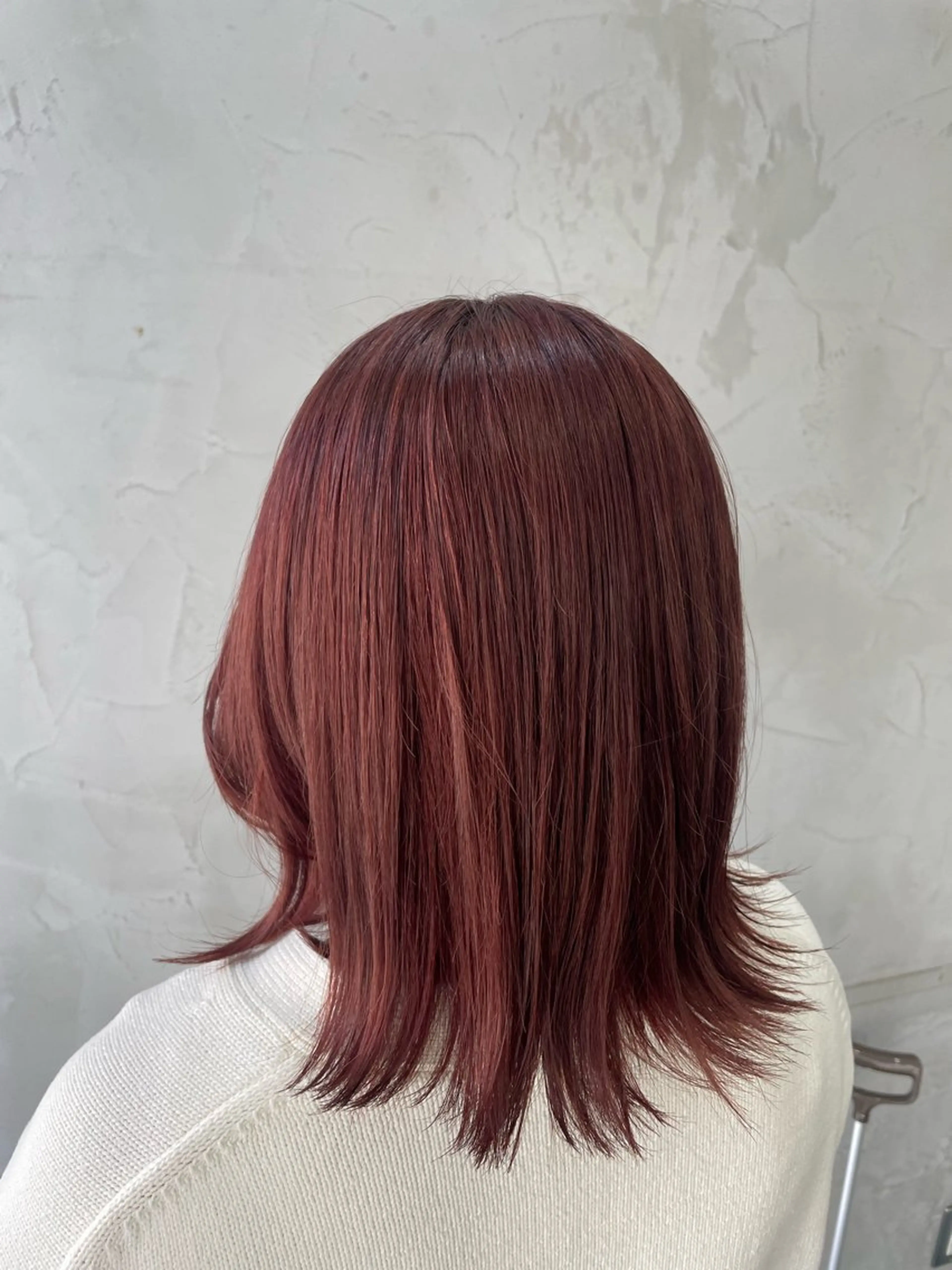 セミロング ヘアカラー MaisonHALU さくらのヘアスタイル