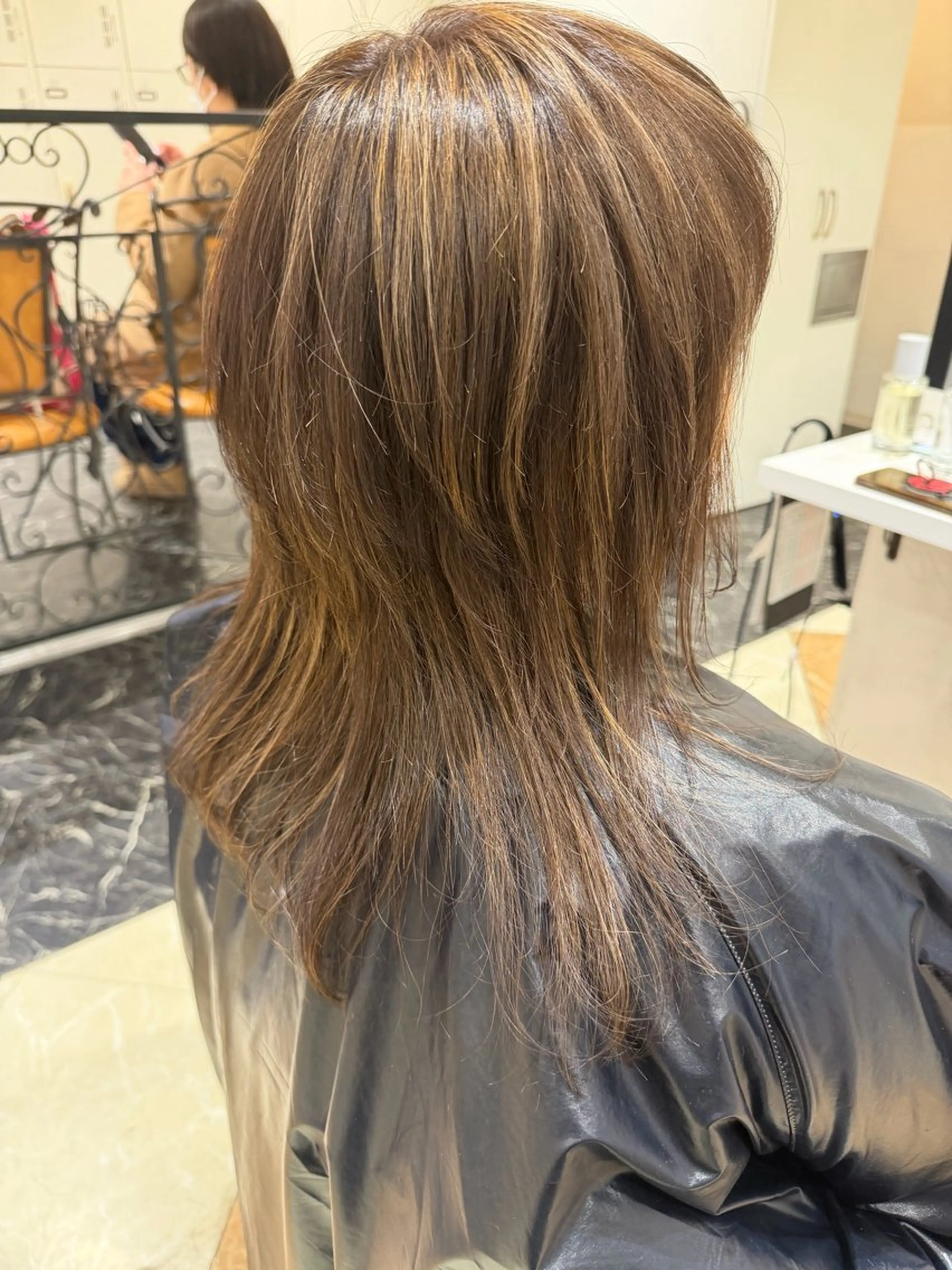 ロング ハイライト 髪質改善カラー なーこ💖🌈のヘアスタイル