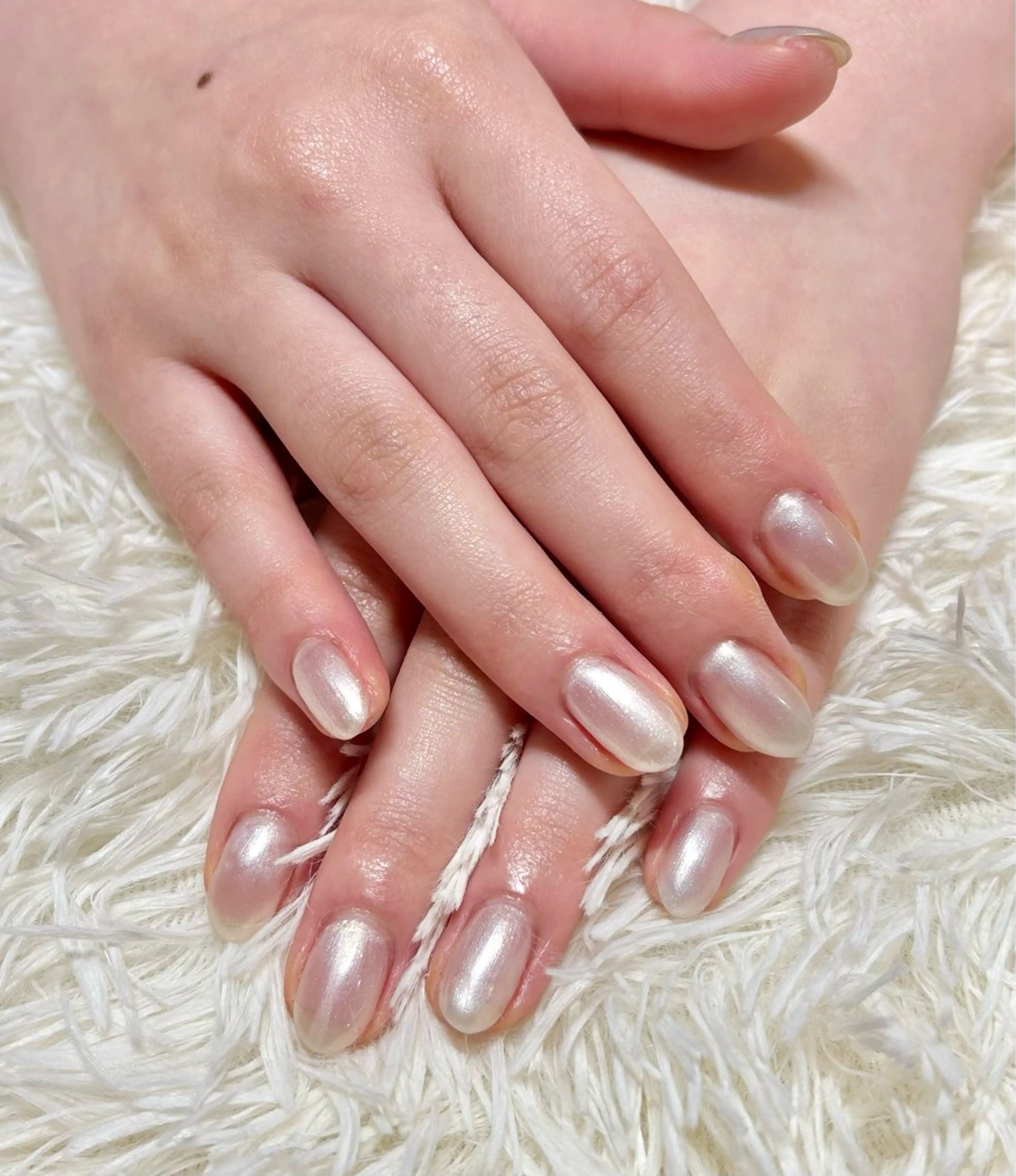 ネイル ホワイト ハンドネイル パラスパガーデン ♡齊藤歩のネイルデザイン