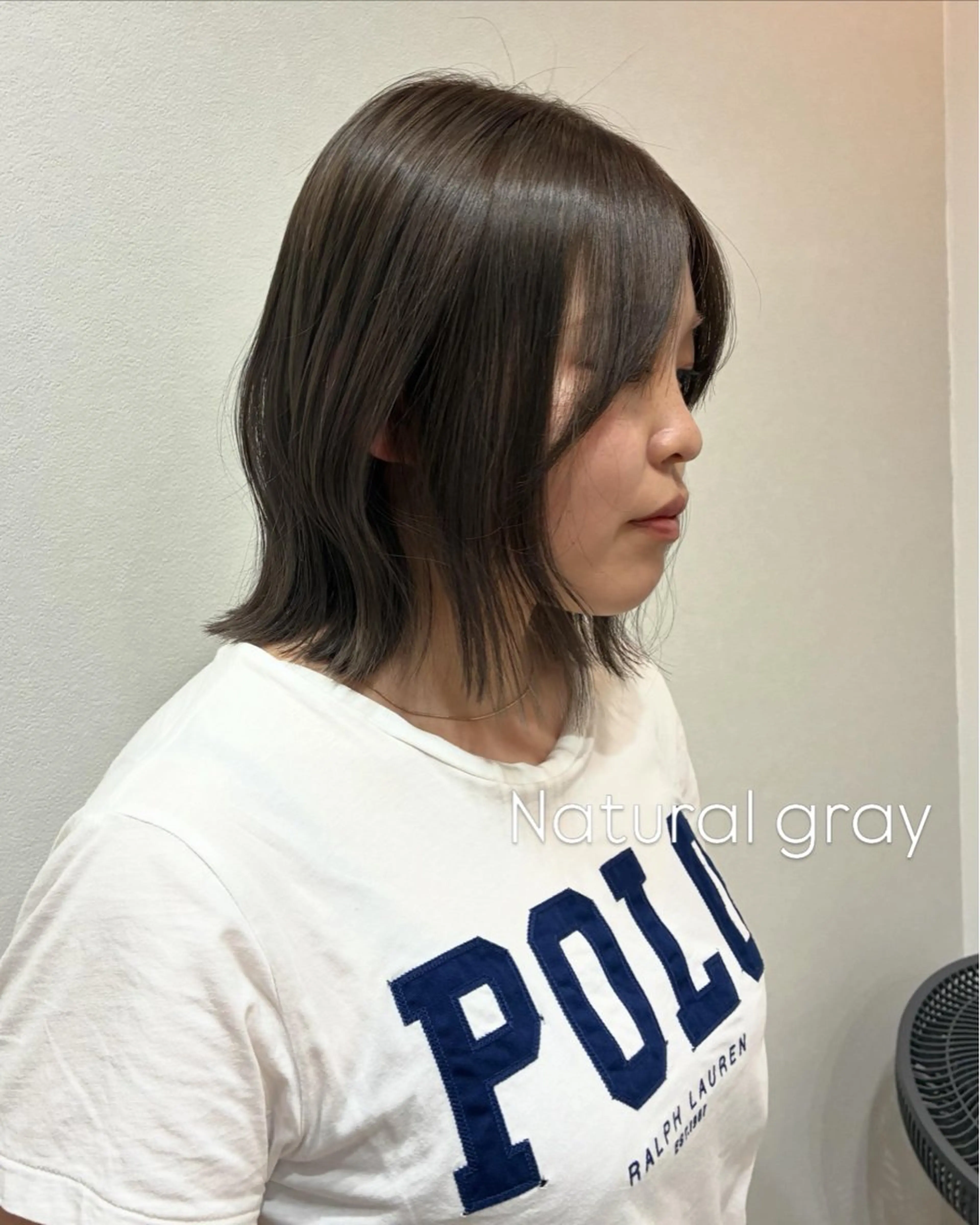 ミディアム カット ヘアカラー 柴田真衣 /ナチュラル/半個室のヘアスタイル