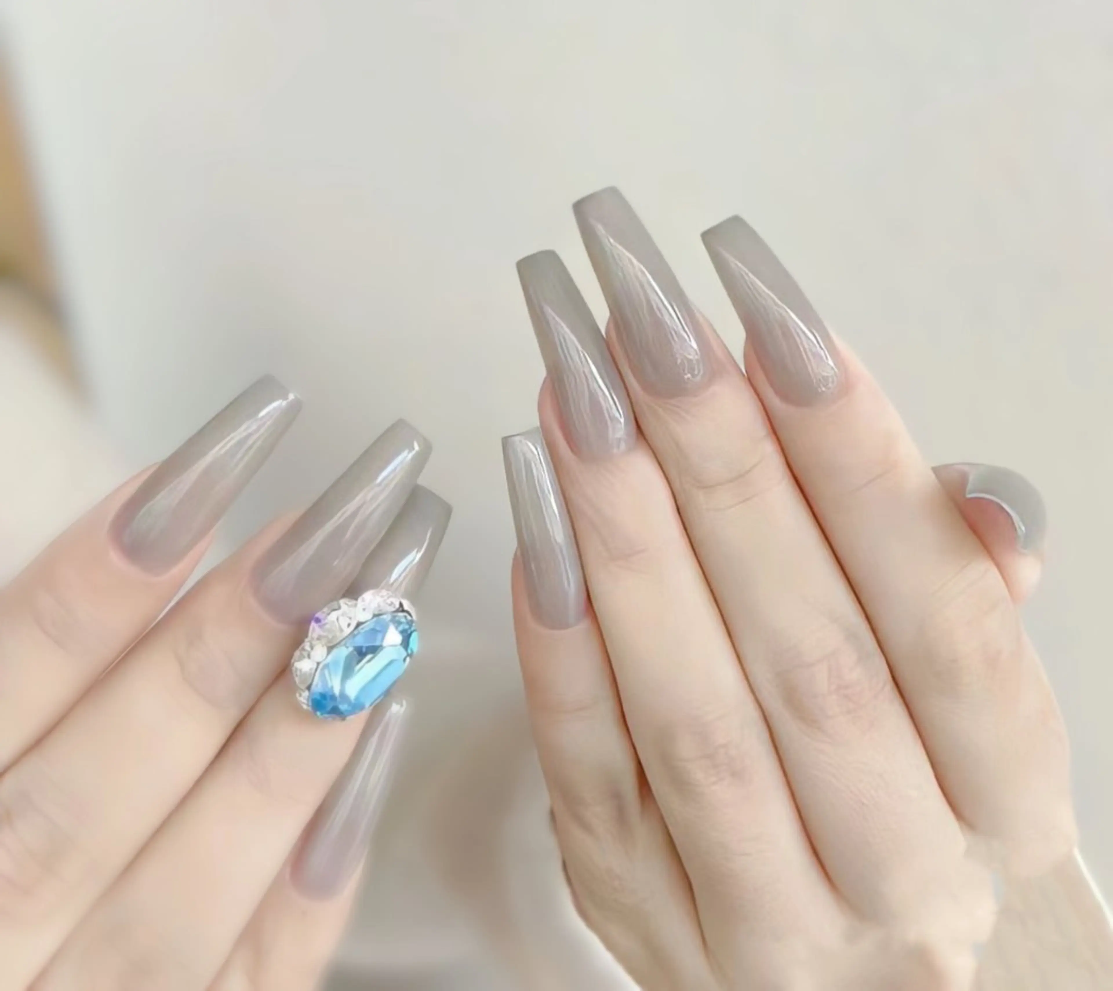 ネイル アートネイル チークネイル 長さ出し フラワーネイル ジェルネイル YK Beauty Salonのマツエク・マツパデザイン