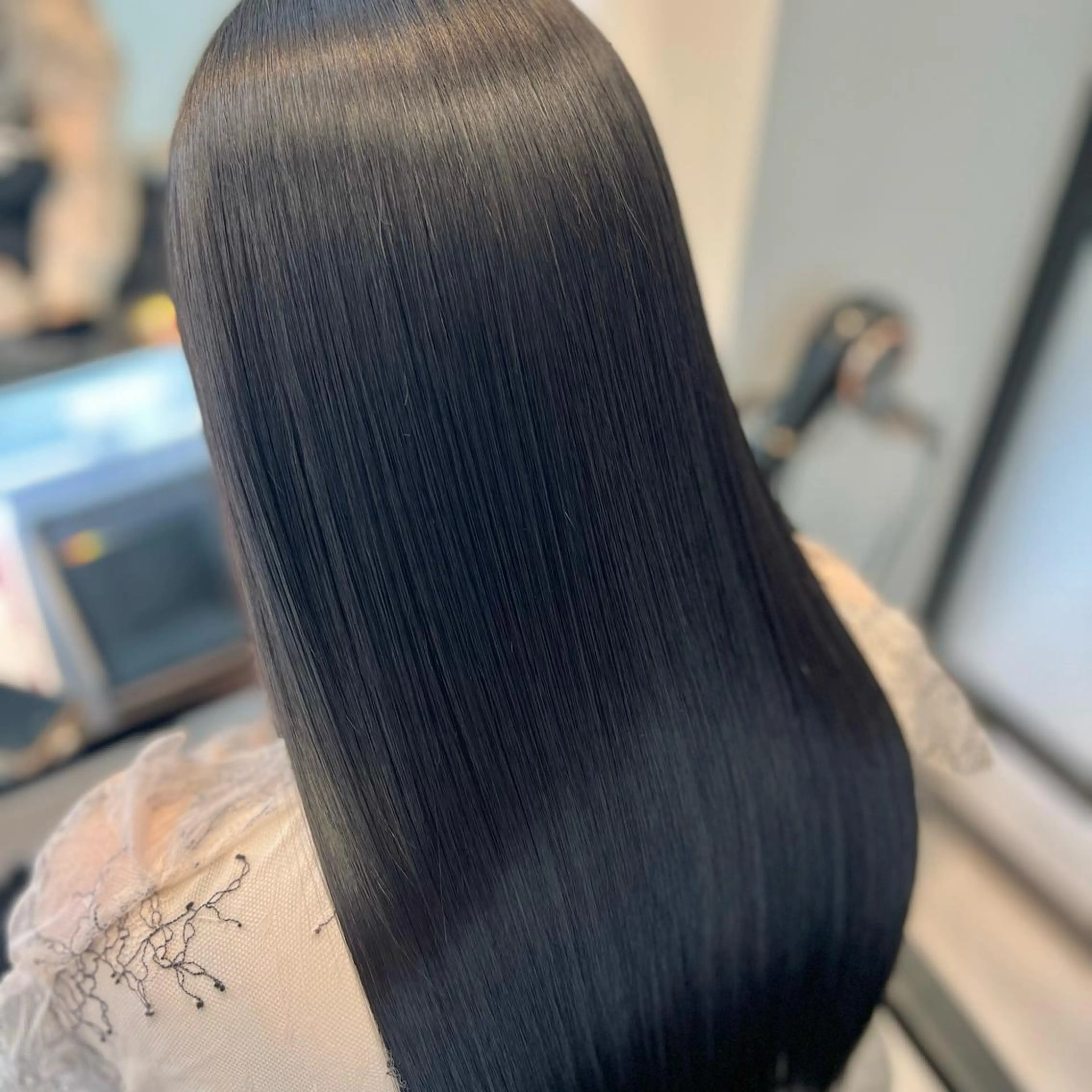 ロング 縮毛矯正　野口 恵のヘアスタイル