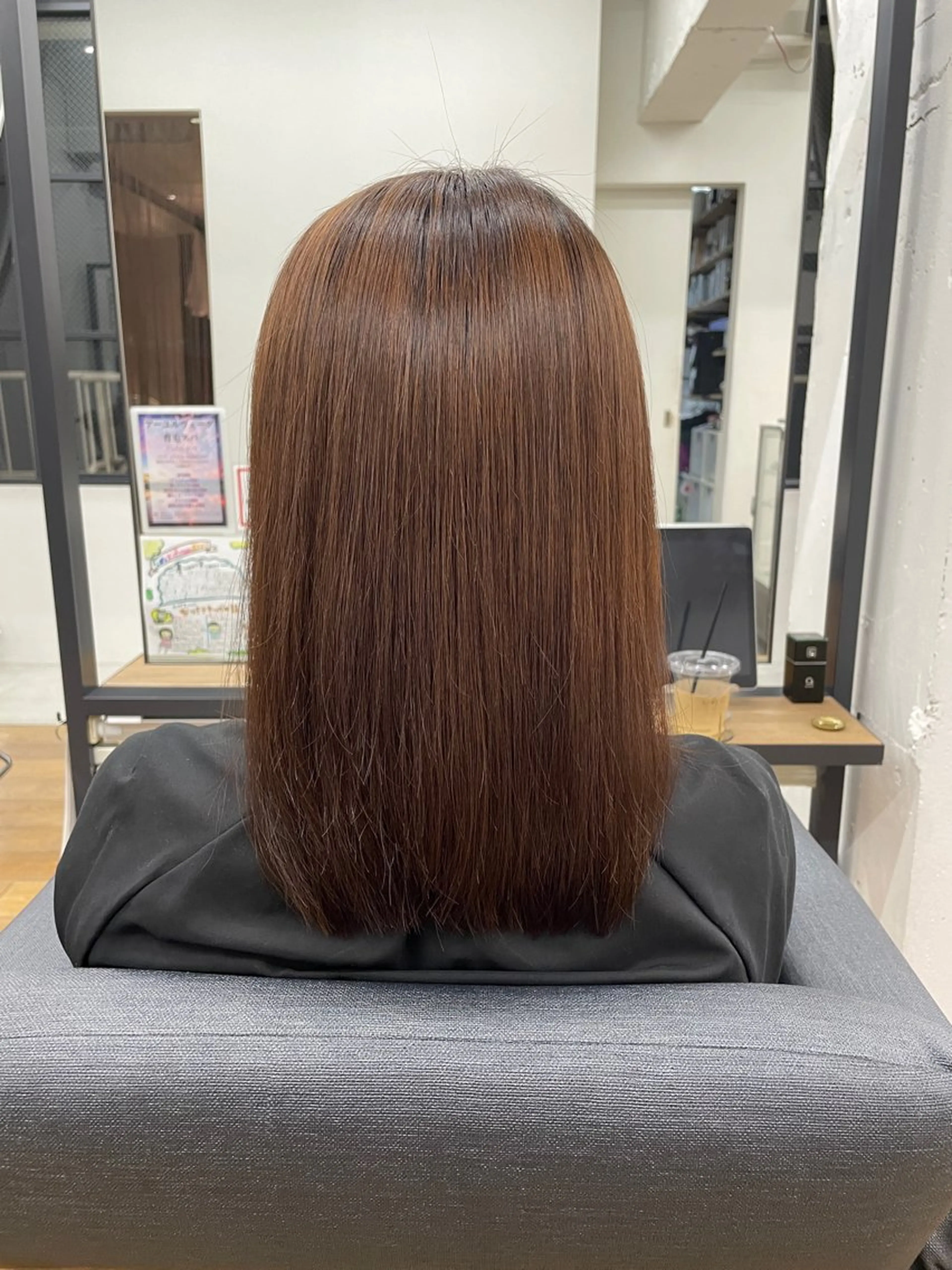 ミディアム 髪質改善 縮毛矯正 suzu 🤍 【 grace 】のヘアスタイル