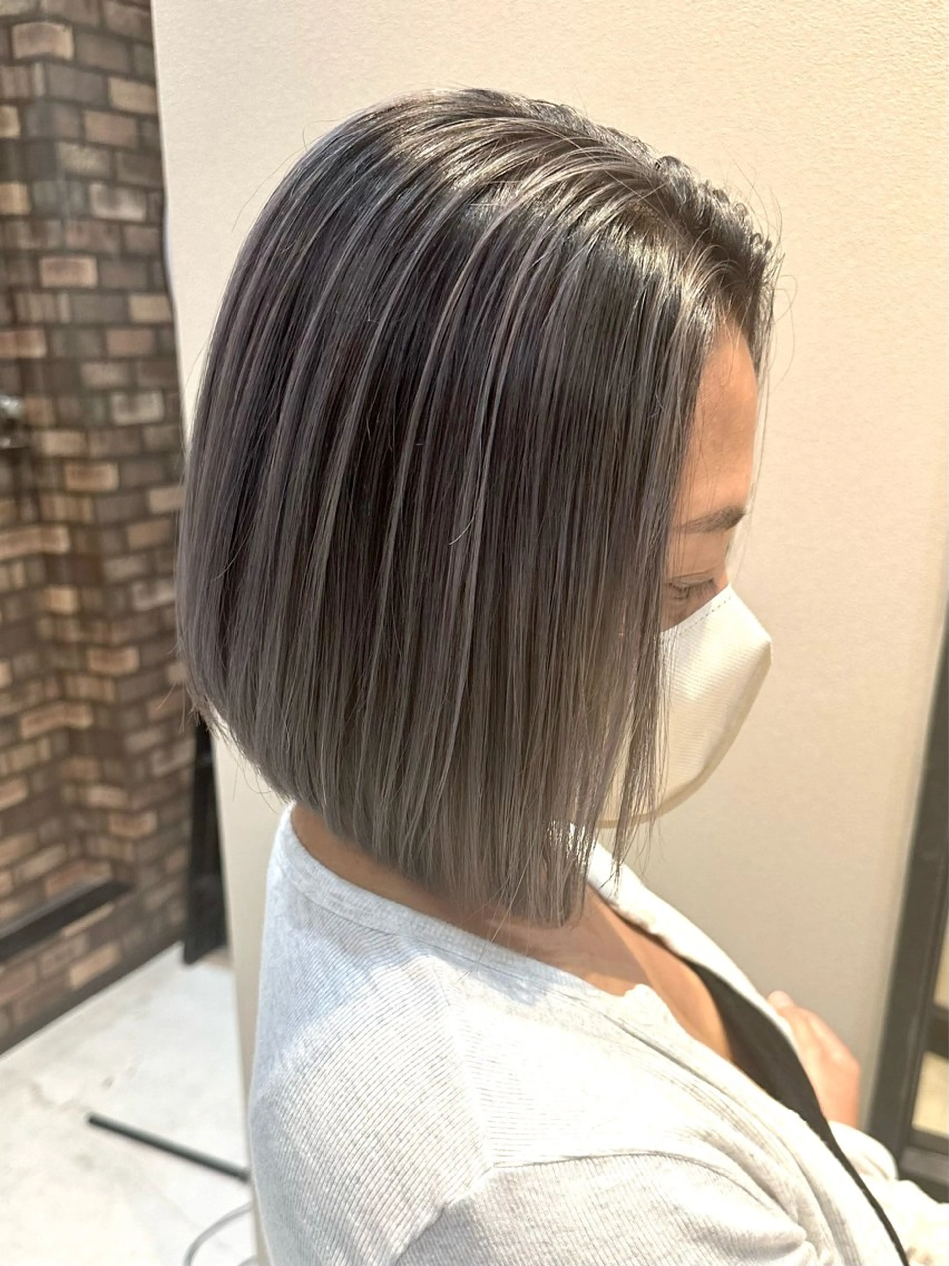 ミディアム ヘアカラー 🔷ブリーチバレイヤ ージュ🔷飯野達也のヘアスタイル