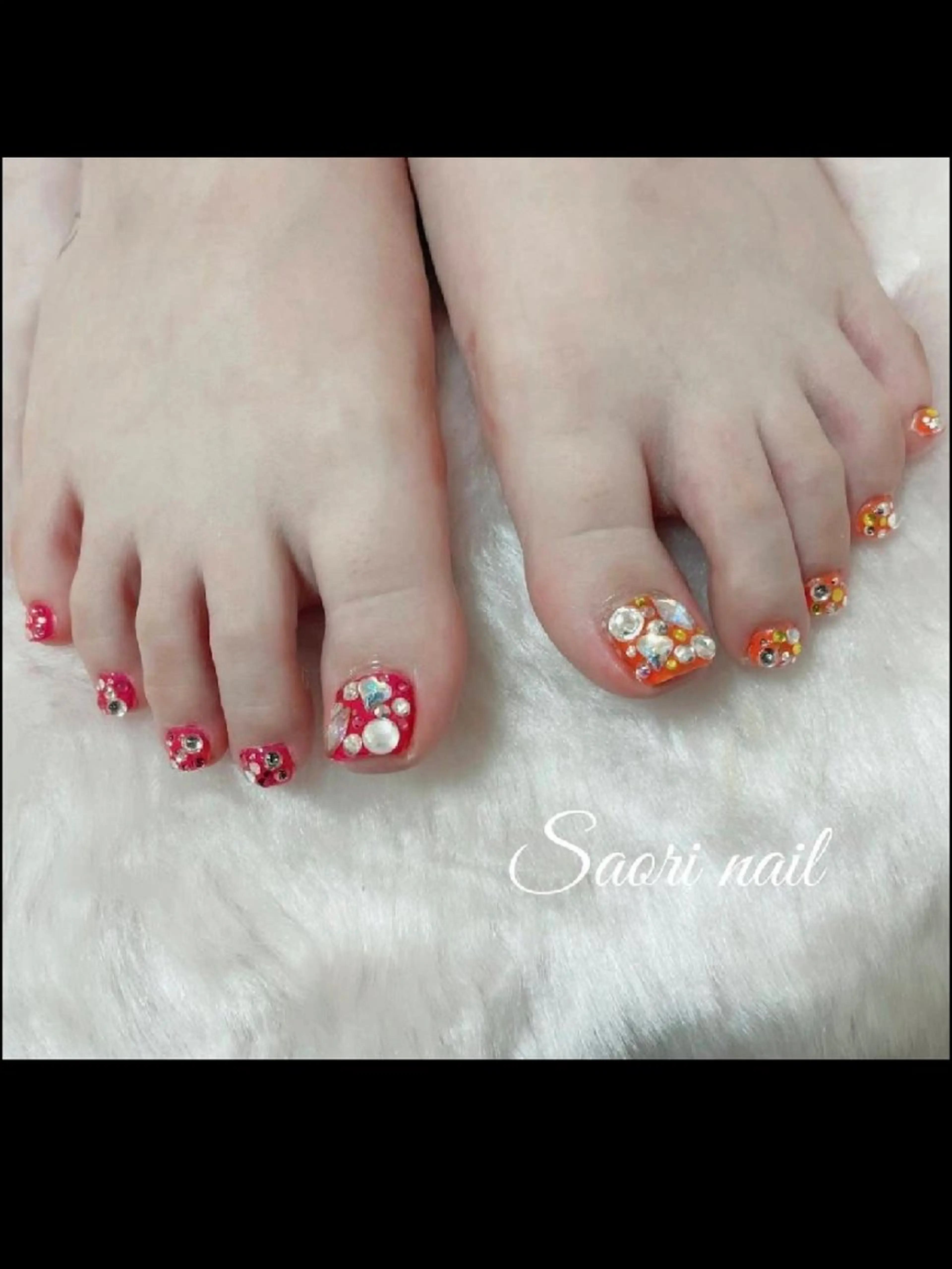 ネイル フットネイル フットネイル ネイリスト マツモのネイルデザイン