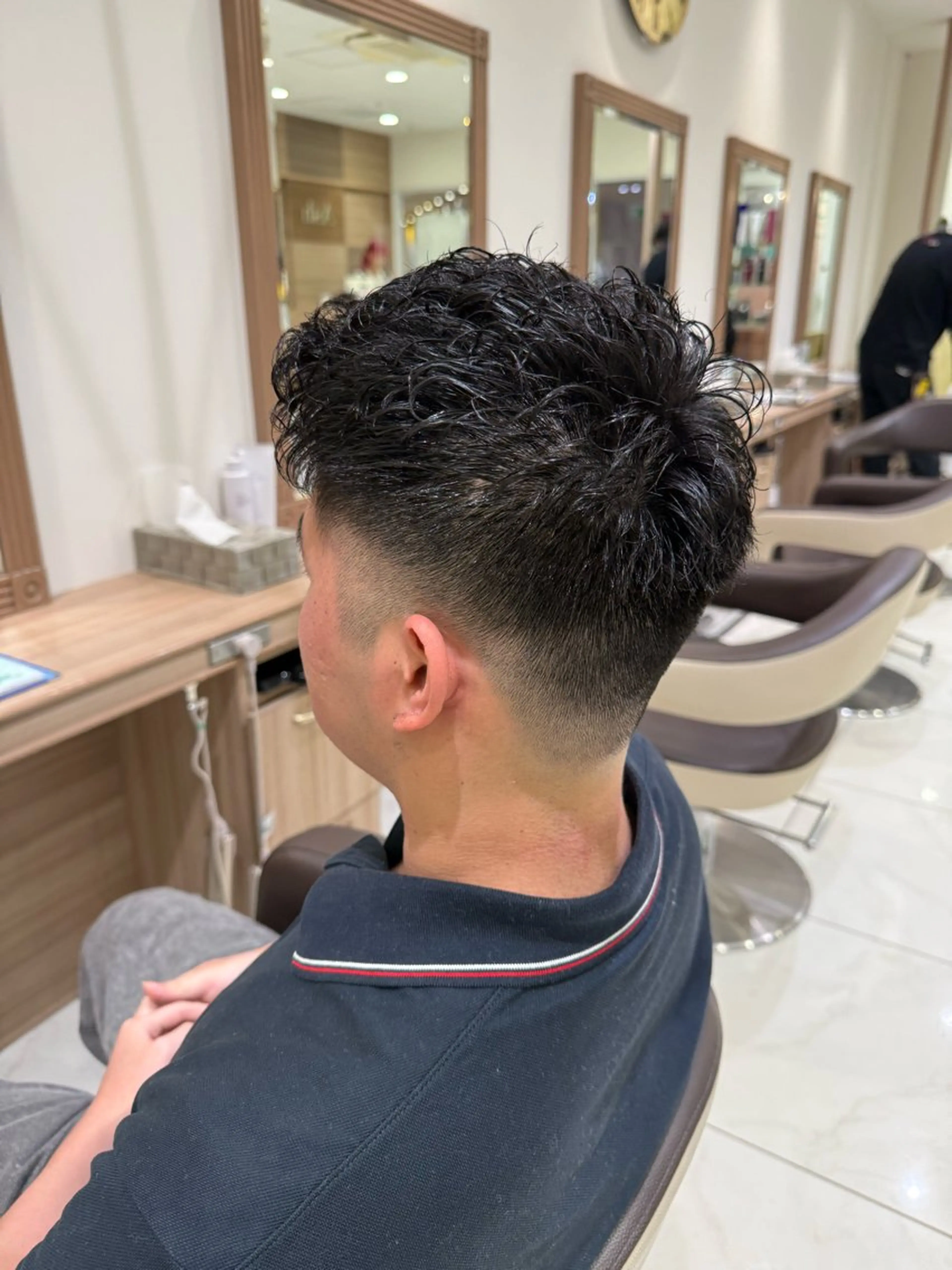 メンズ カット パーマ 玉村 愛李 【ash 津田沼店】のヘアスタイル