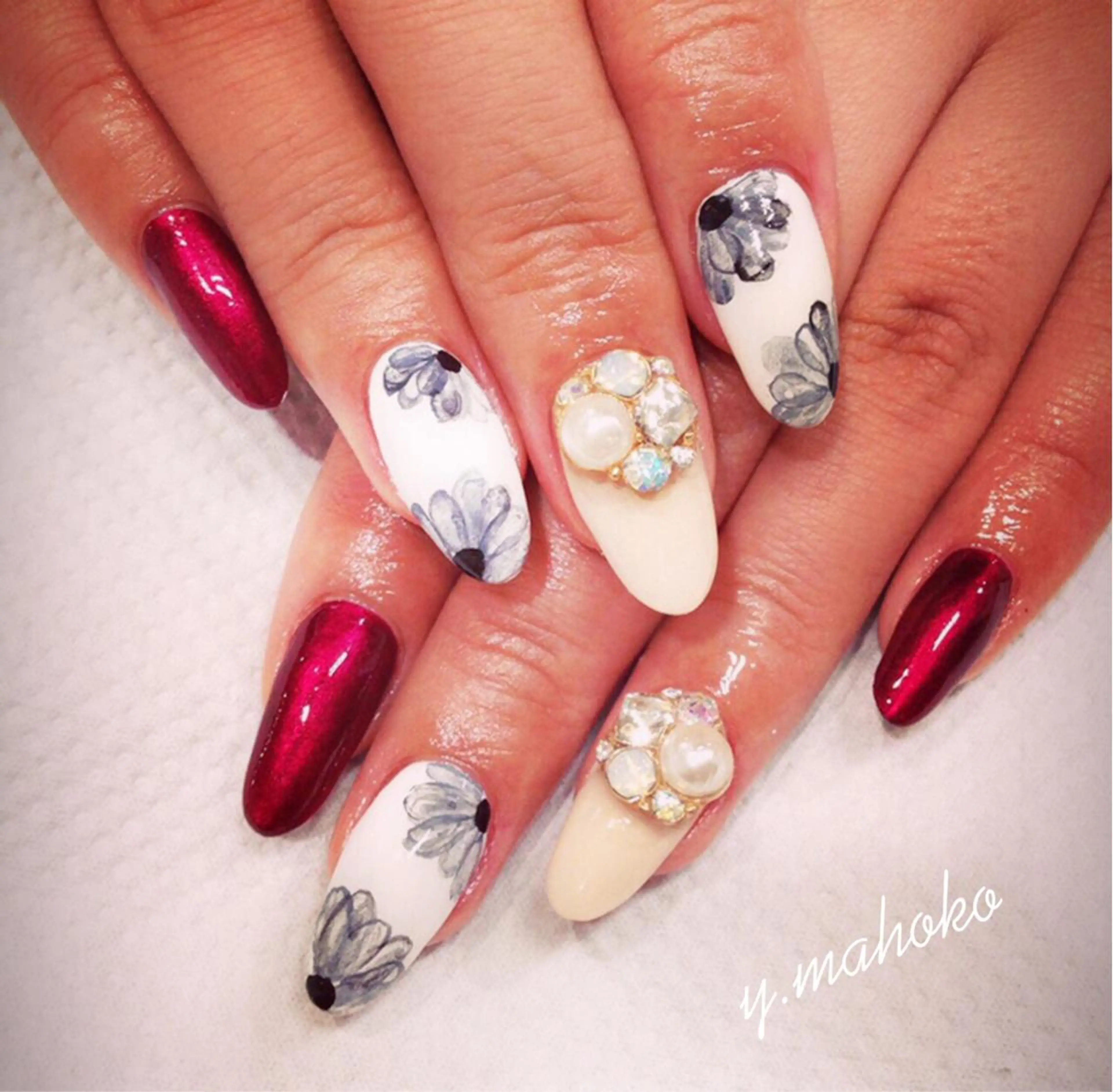 ネイル She nail studio 原宿所属・パラジェル有/ スカルプ/mahoのネイルデザイン