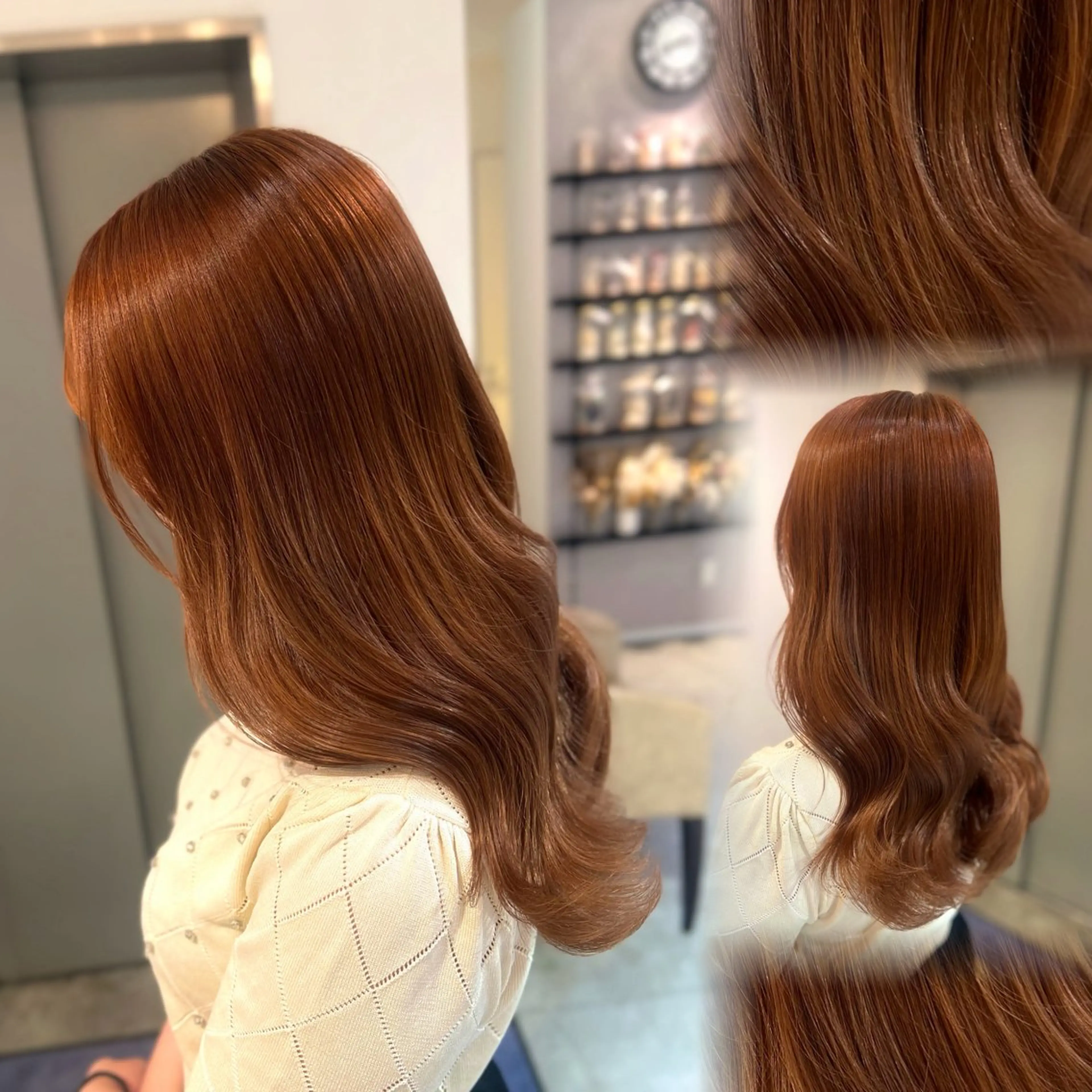 セミロング カット ヘアカラー トリートメント 🦈AKARI🦈 髪質改善/韓国風のヘアスタイル