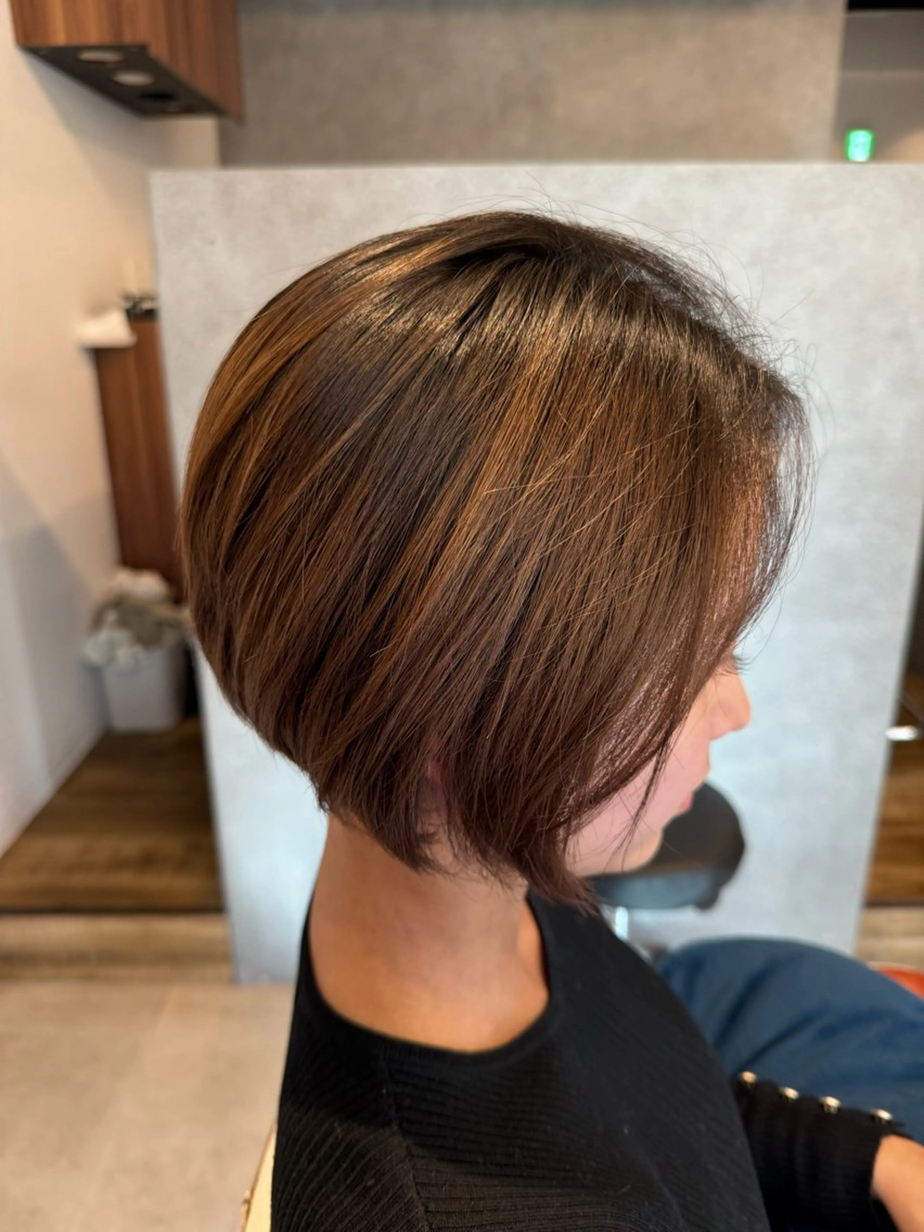 ショート ボブ 高石 乃愛のヘアスタイル