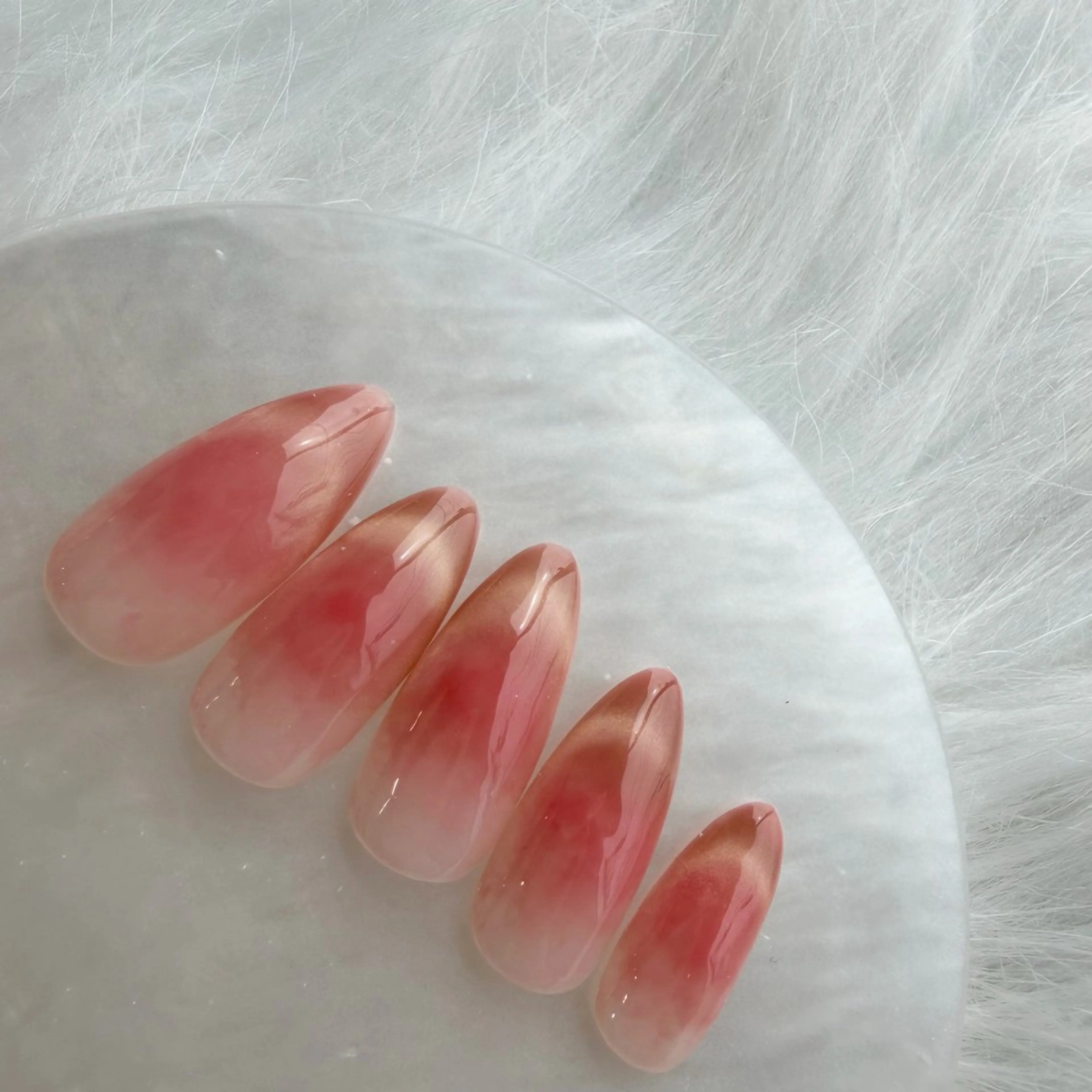 ネイル ハンドネイル MEI 🍑 nail OAKのネイルデザイン
