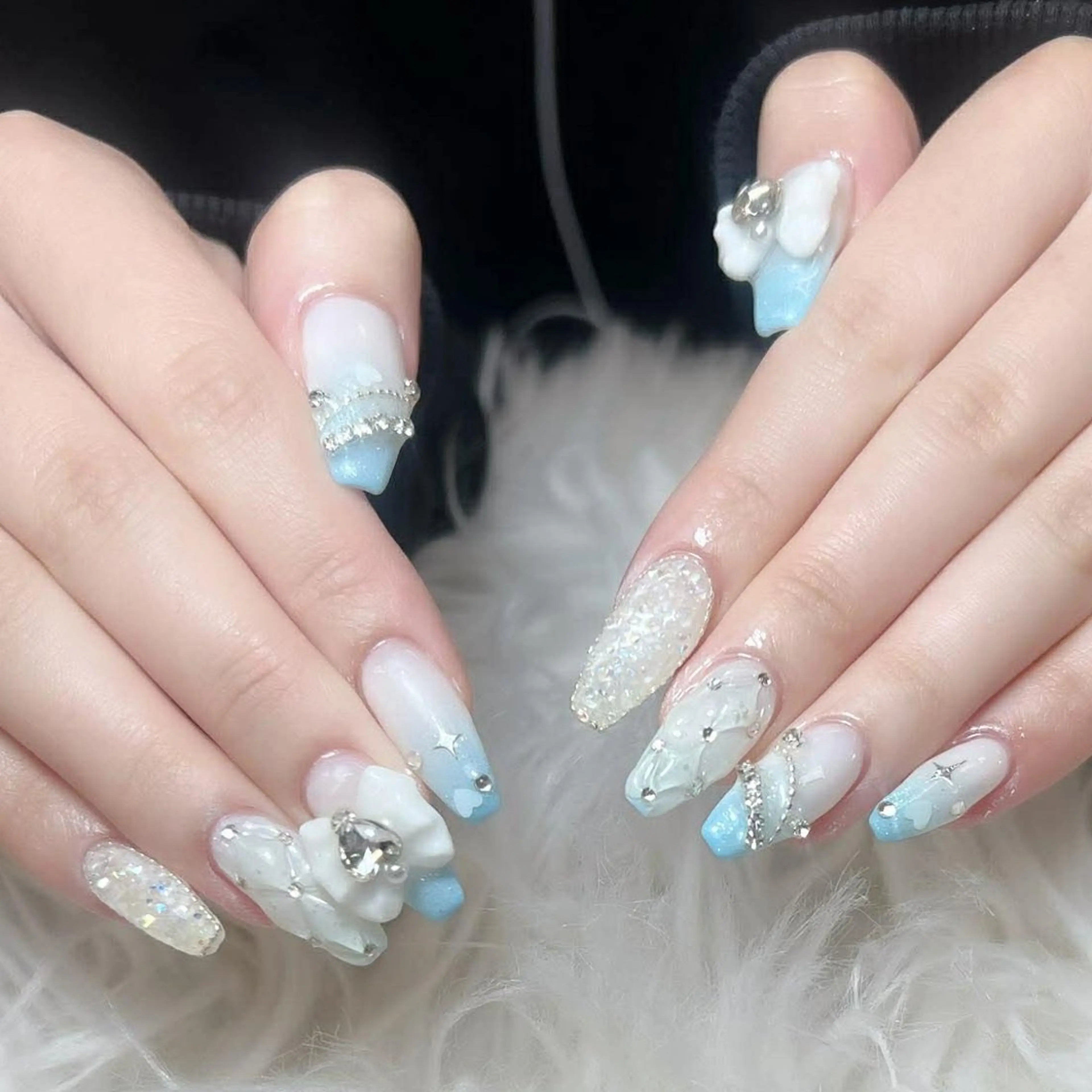 ネイル ハンドネイル ANH ゴテゴテネイルのネイルデザイン