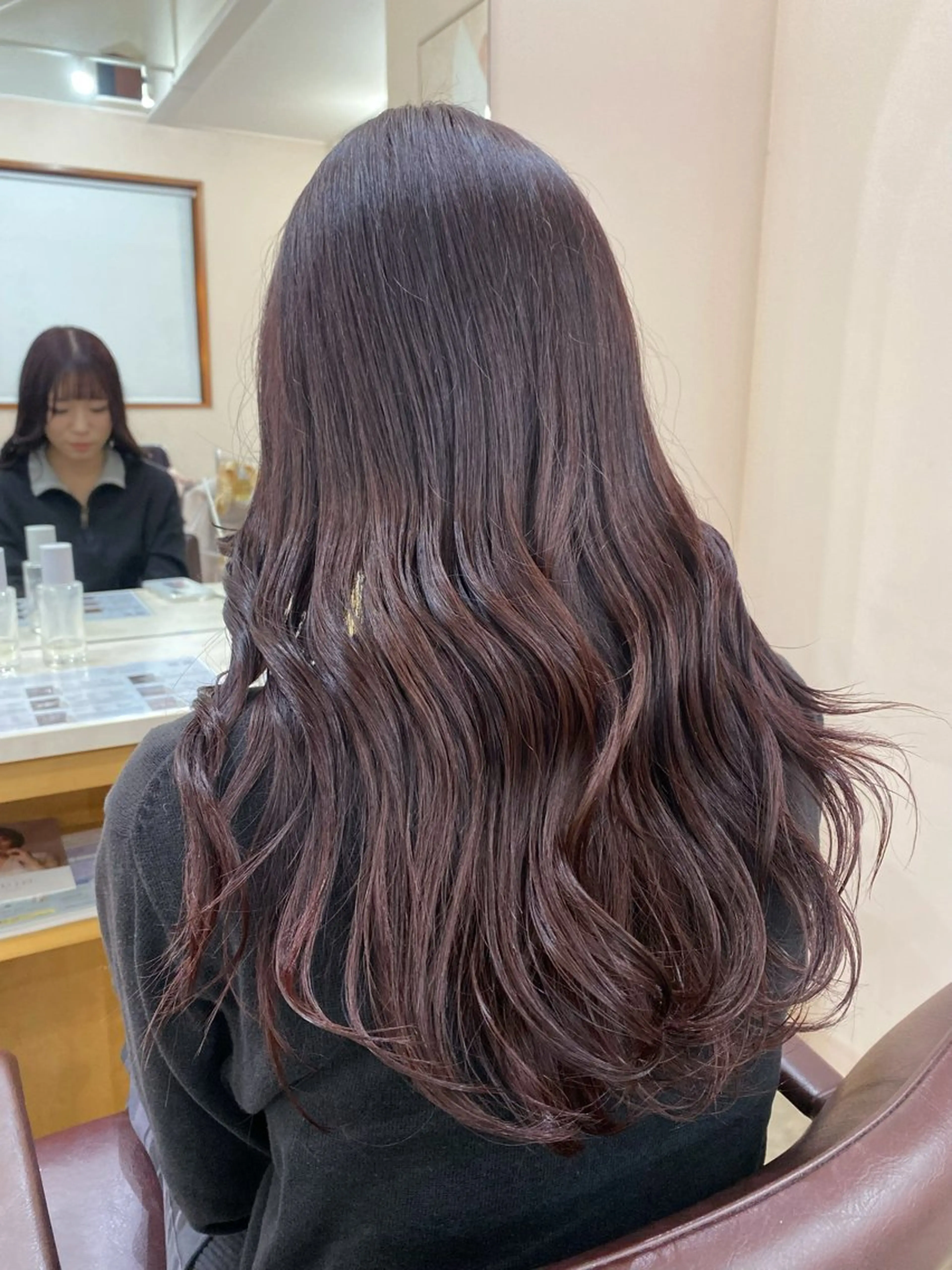 カラー ピンクカラー 君島 花楓のヘアスタイル