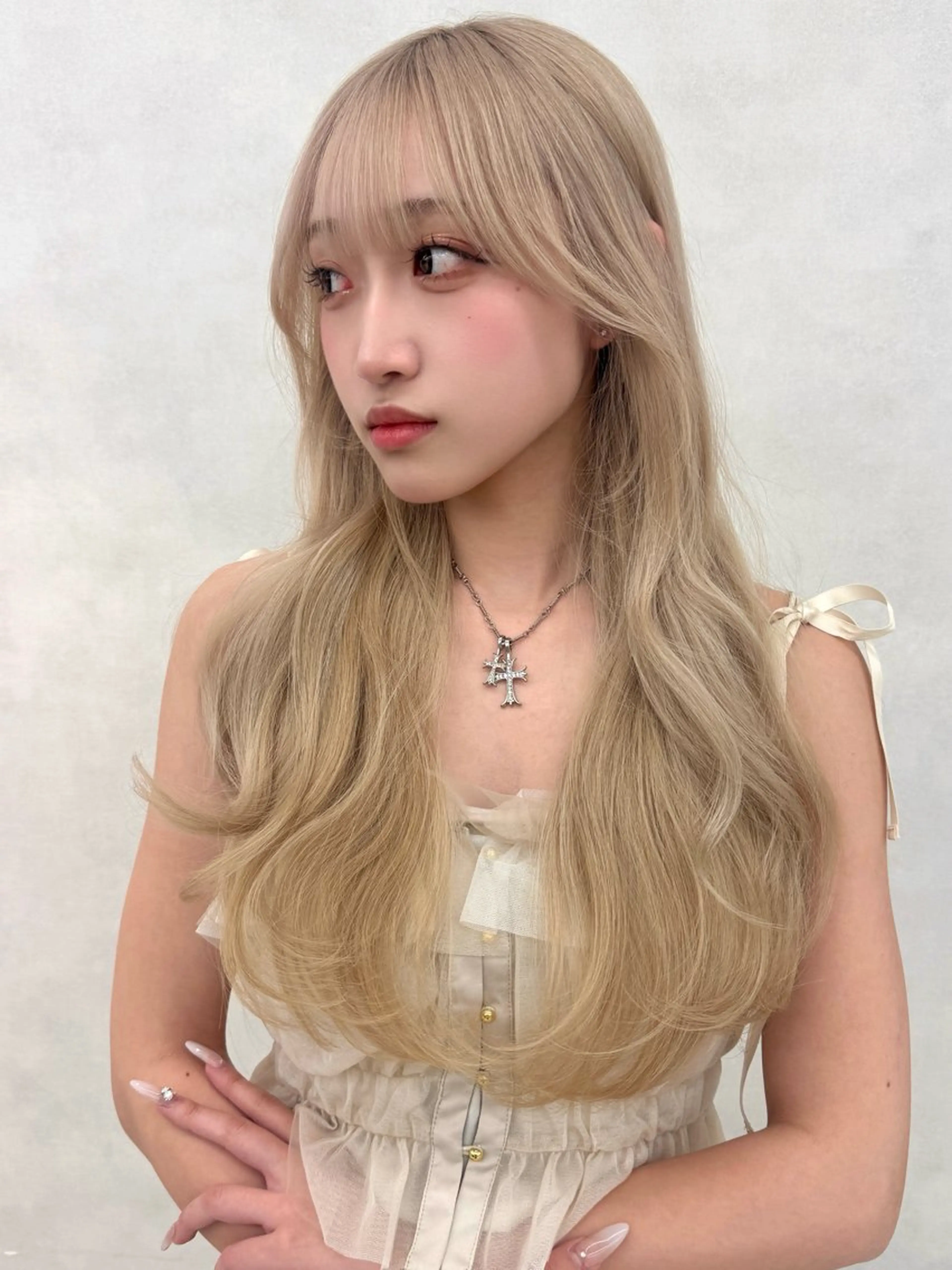 ロング カラー レイヤー/顔まわり/ 増子 美沙希🍀🫧のヘアスタイル