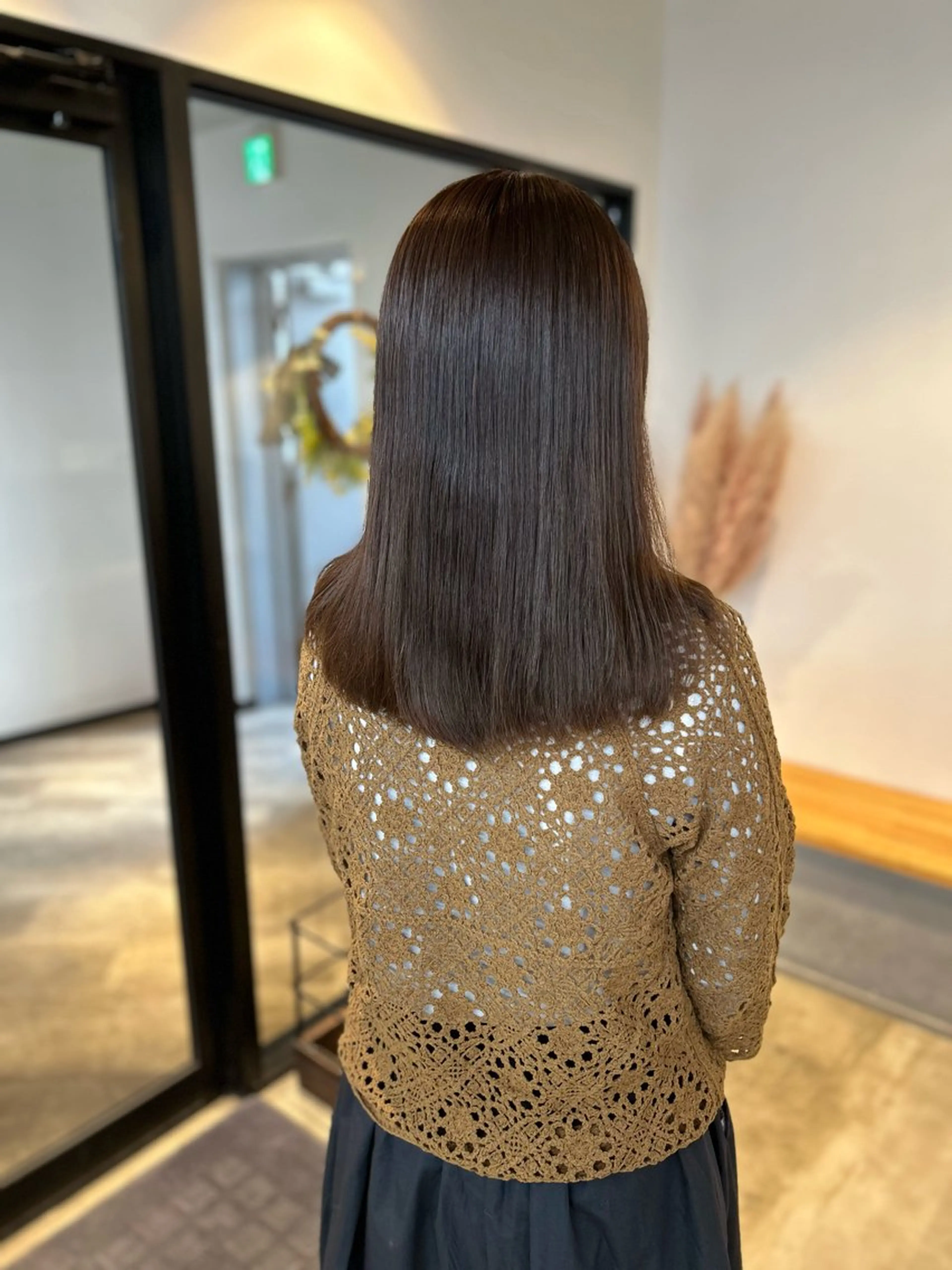 セミロング アッシュ アッシュブラウン カット ヘアカラー トリートメント 🎀たな 🧸のヘアスタイル