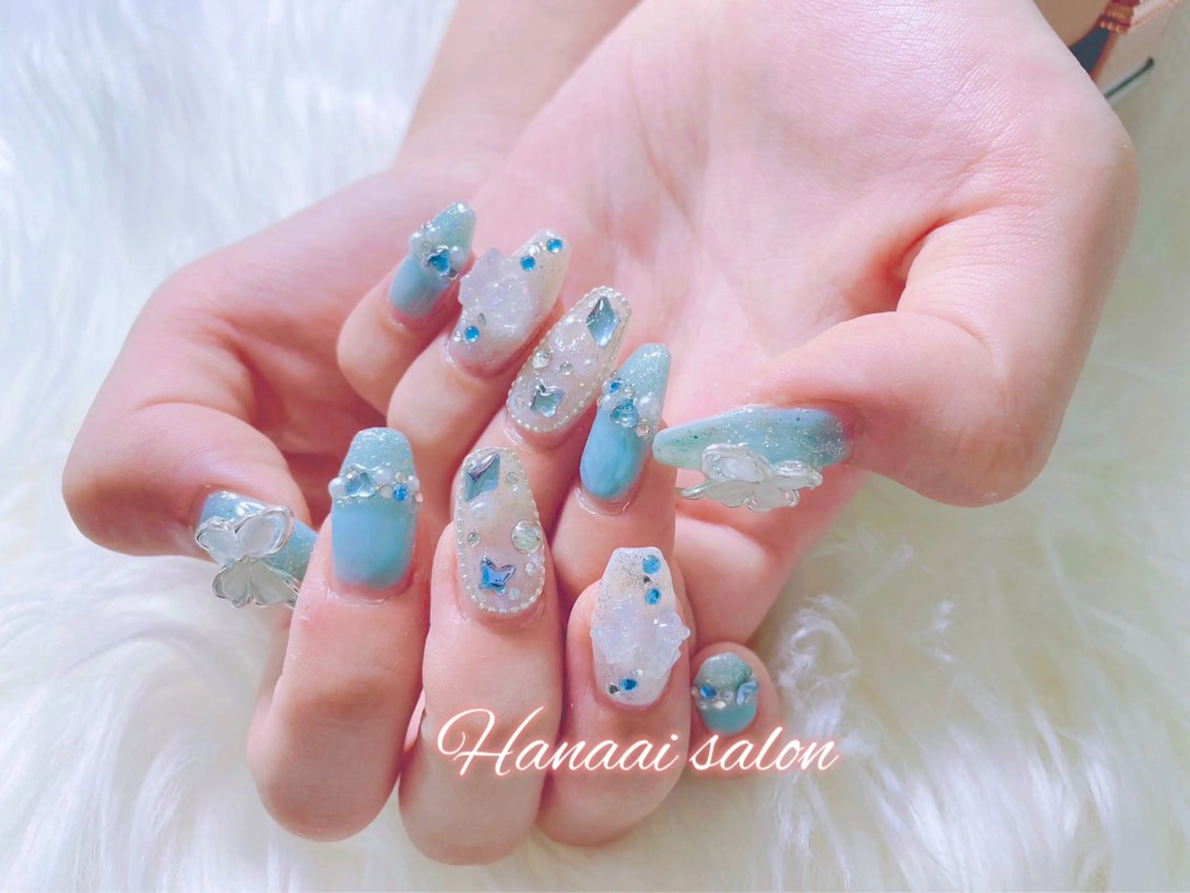 セミロング Hanaai Salon新宿店のネイルデザイン