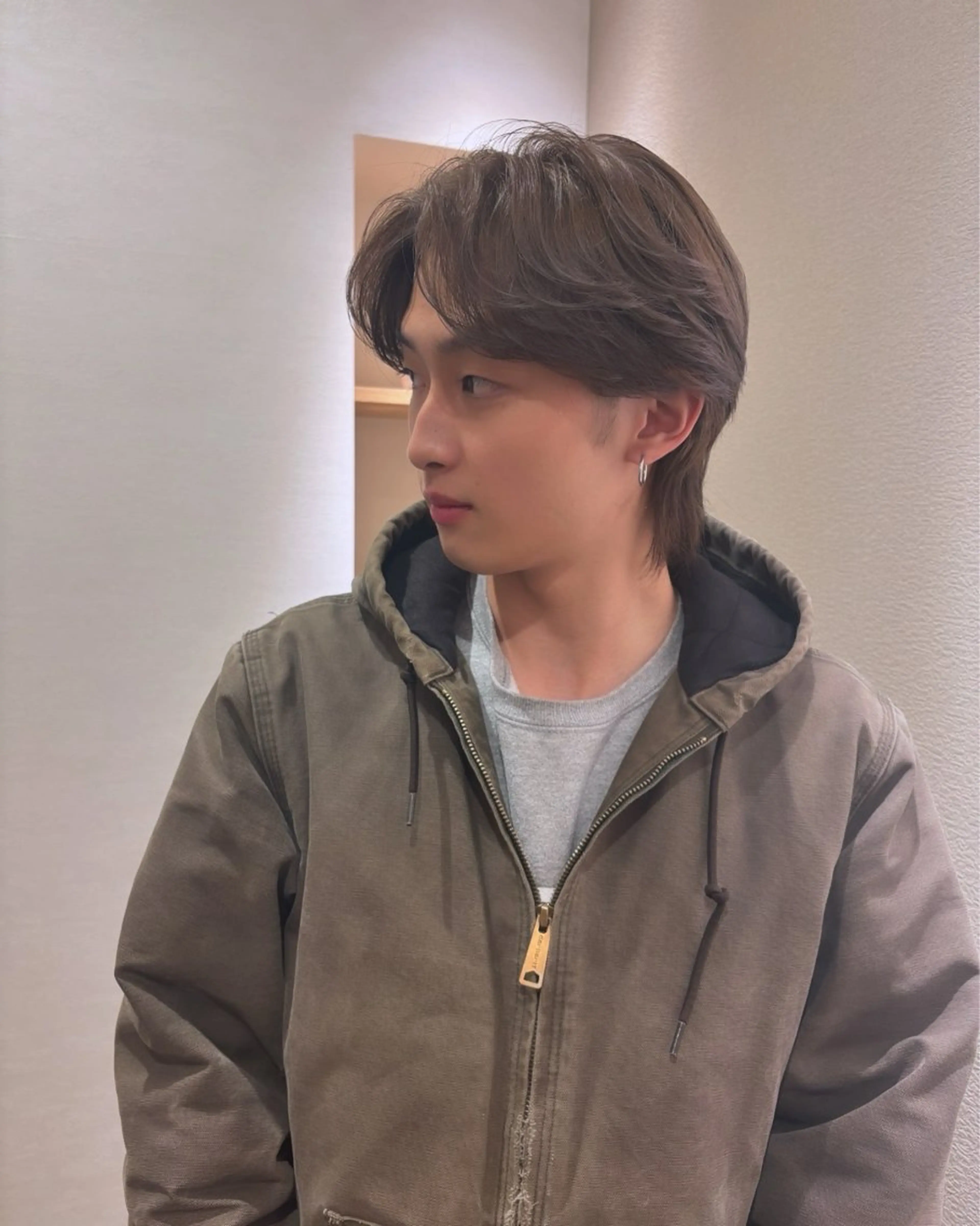 ミディアム カラー メンズ ヘアカラー そうや 🐺のヘアスタイル