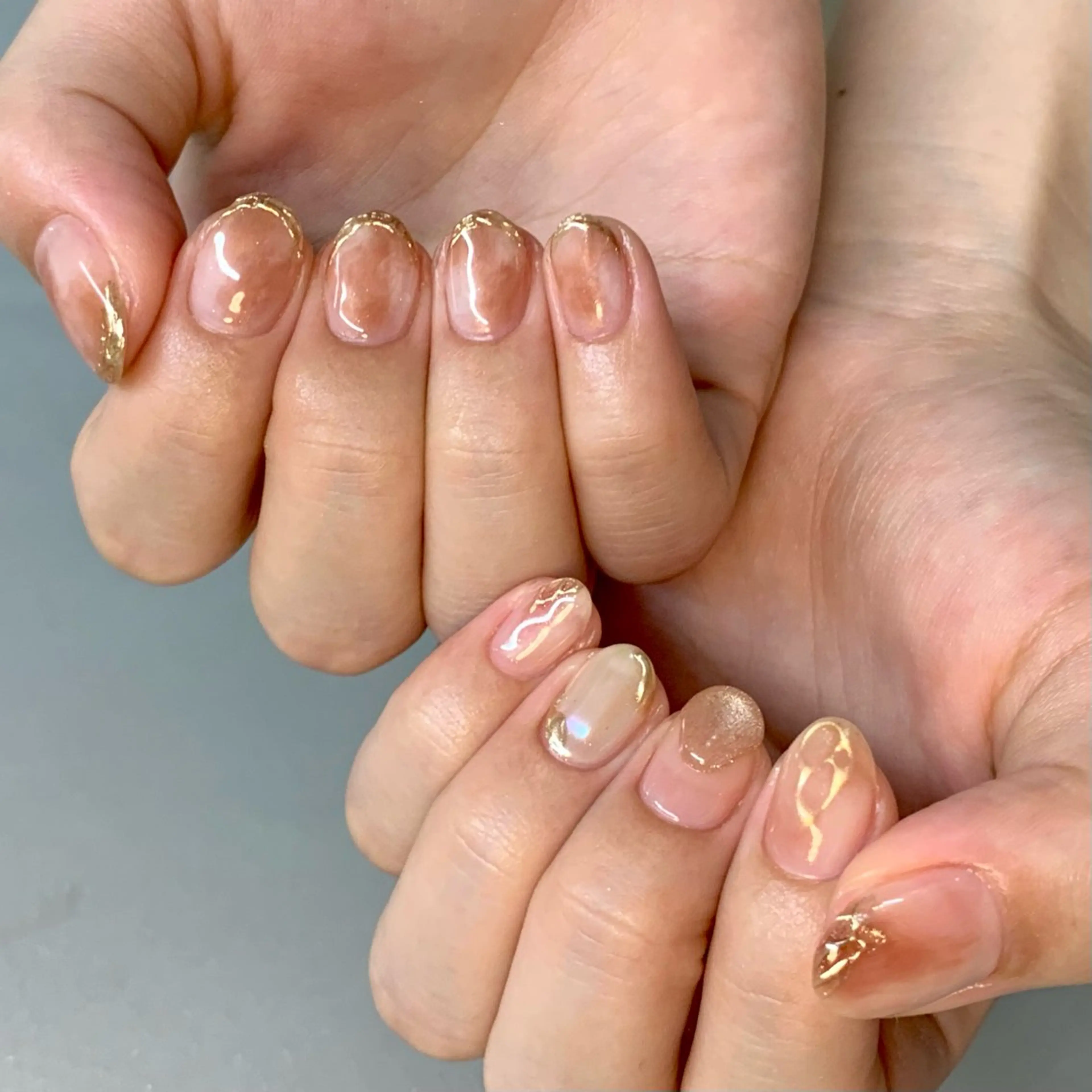 ネイル ハンドネイル 新宿ニュアンスネイル makotoのネイルデザイン