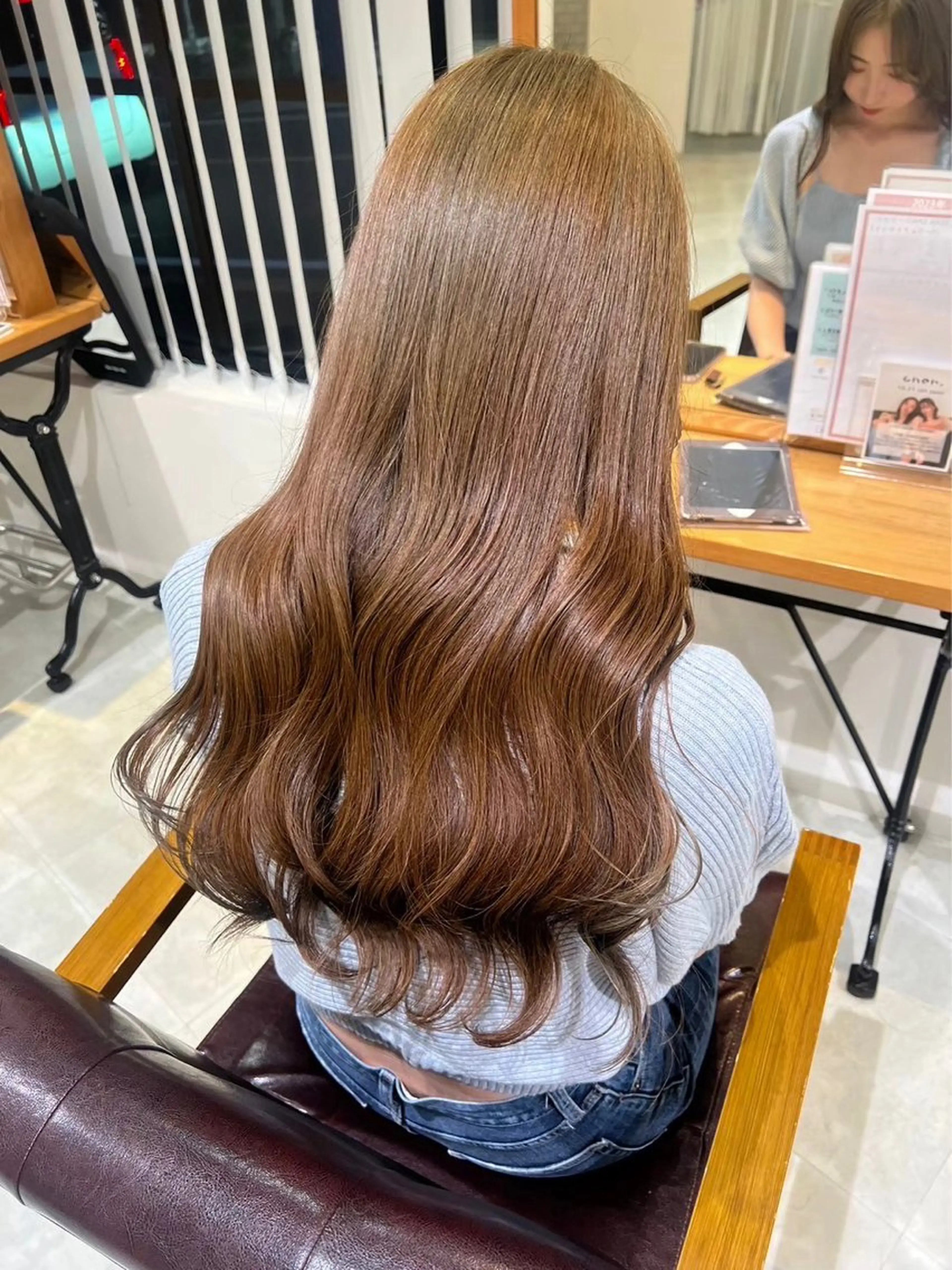 ロング カラー ヘアカラー 所 有紗のヘアスタイル