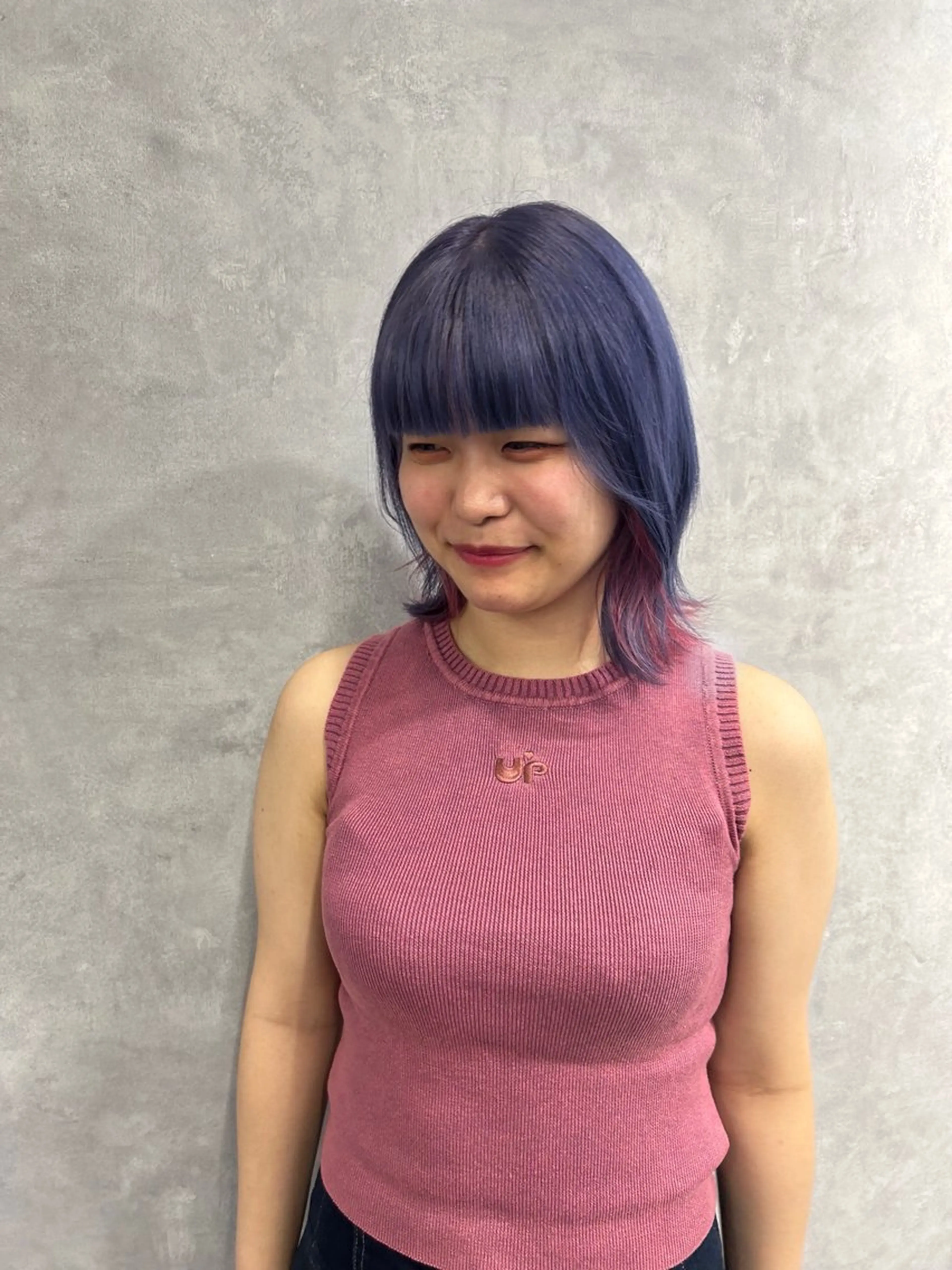 ミディアム ヘアカラー プルエクステ/インナ ーカラー🦊はるなのヘアスタイル