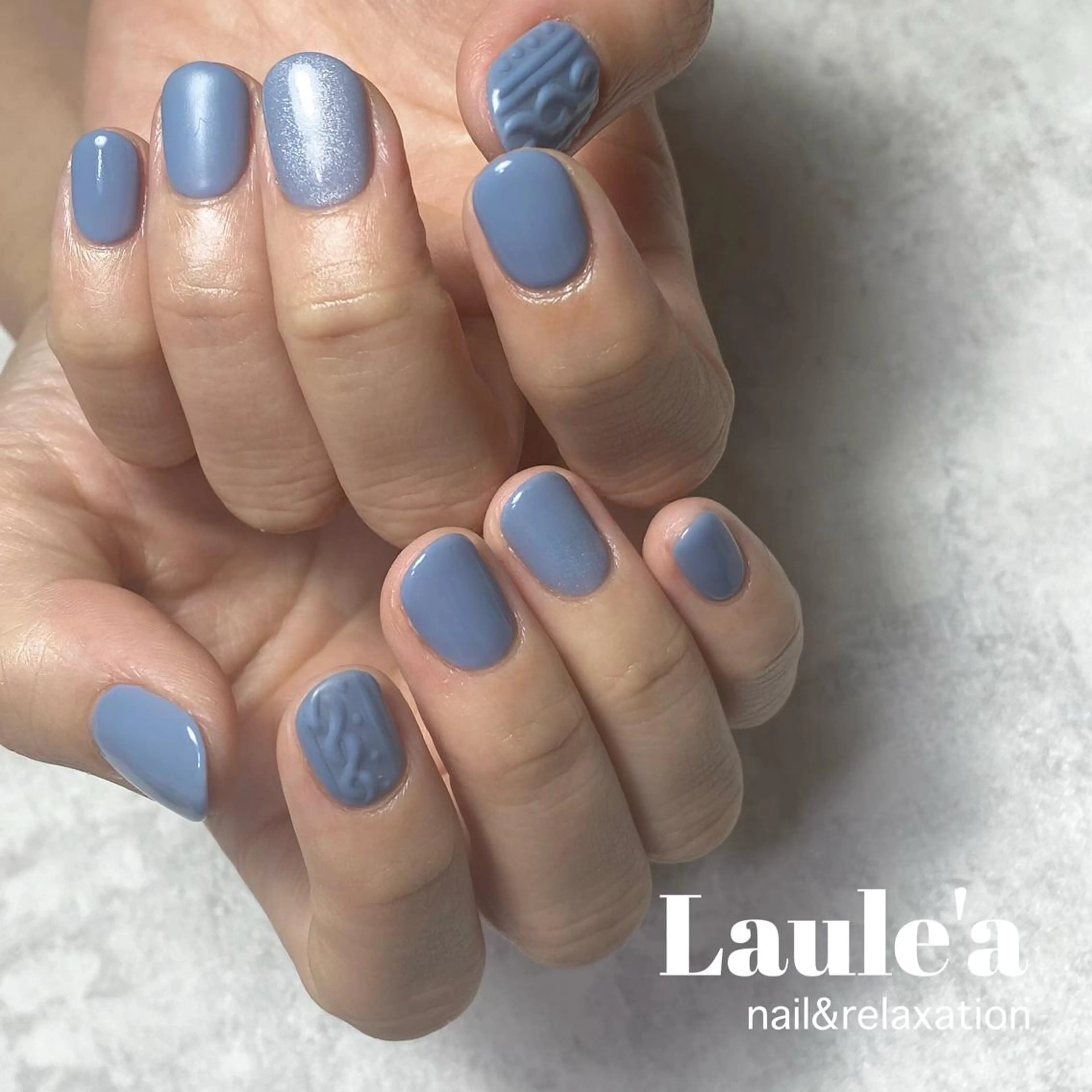 ネイル ジェルネイル マグネットネイル マットネイル Nail yuriのネイルデザイン