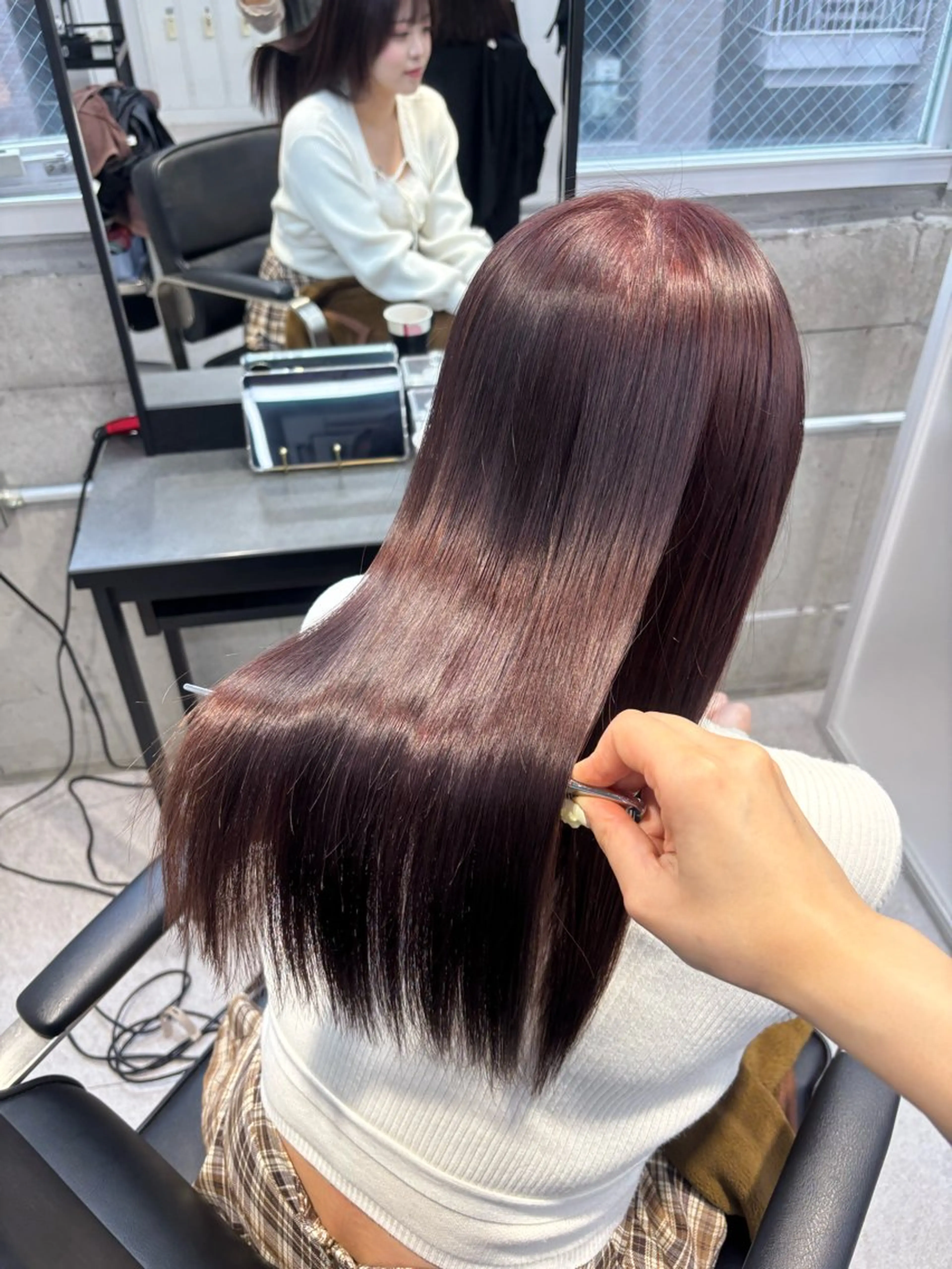 セミロング カラー カット ヘアカラー トリートメント ヘッドスパ ヒマワリ🌻/ ワンホン×艶髪特化のヘアスタイル