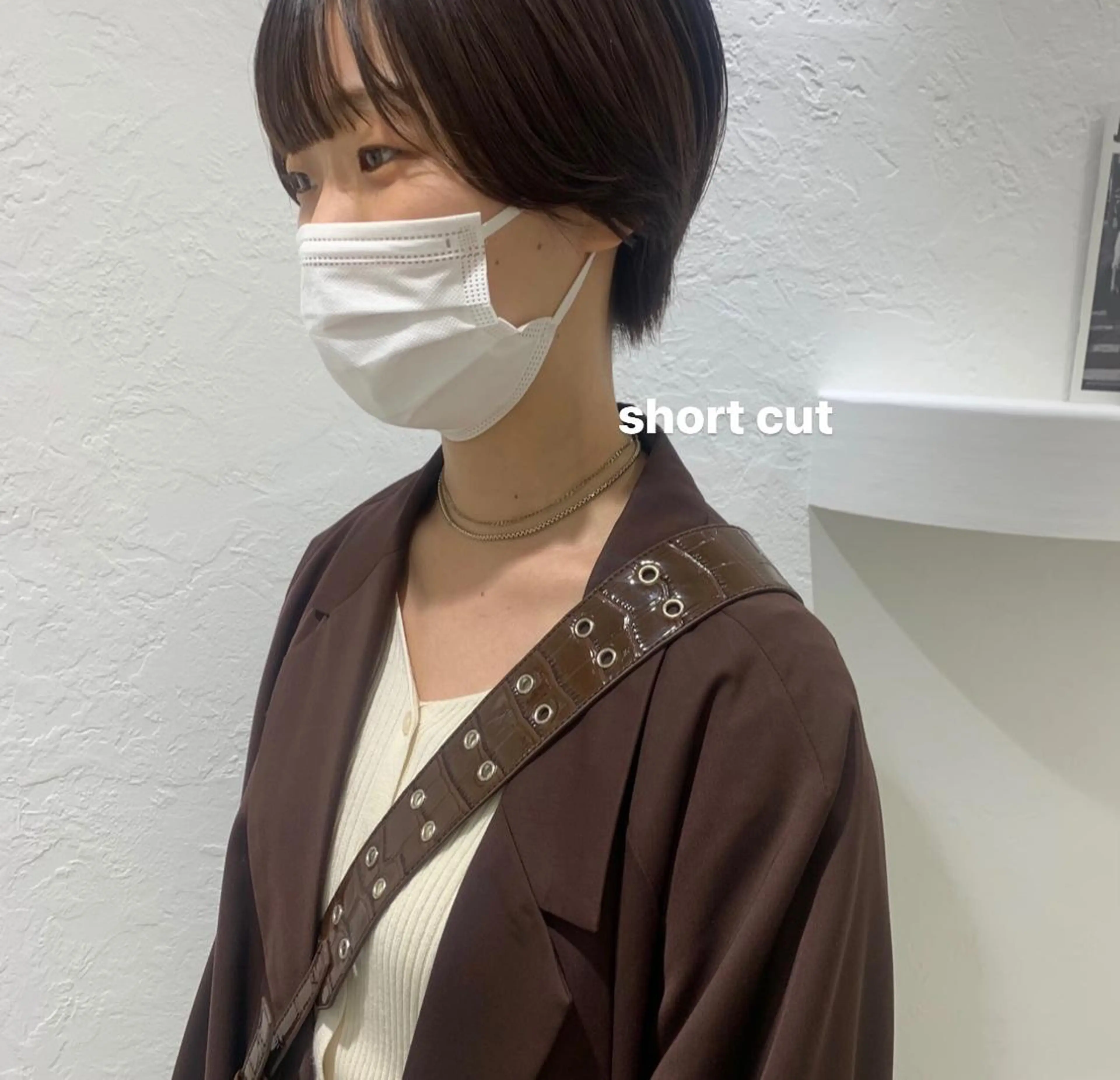 ショート 顔周り/レイヤー 🤍マリノのヘアスタイル