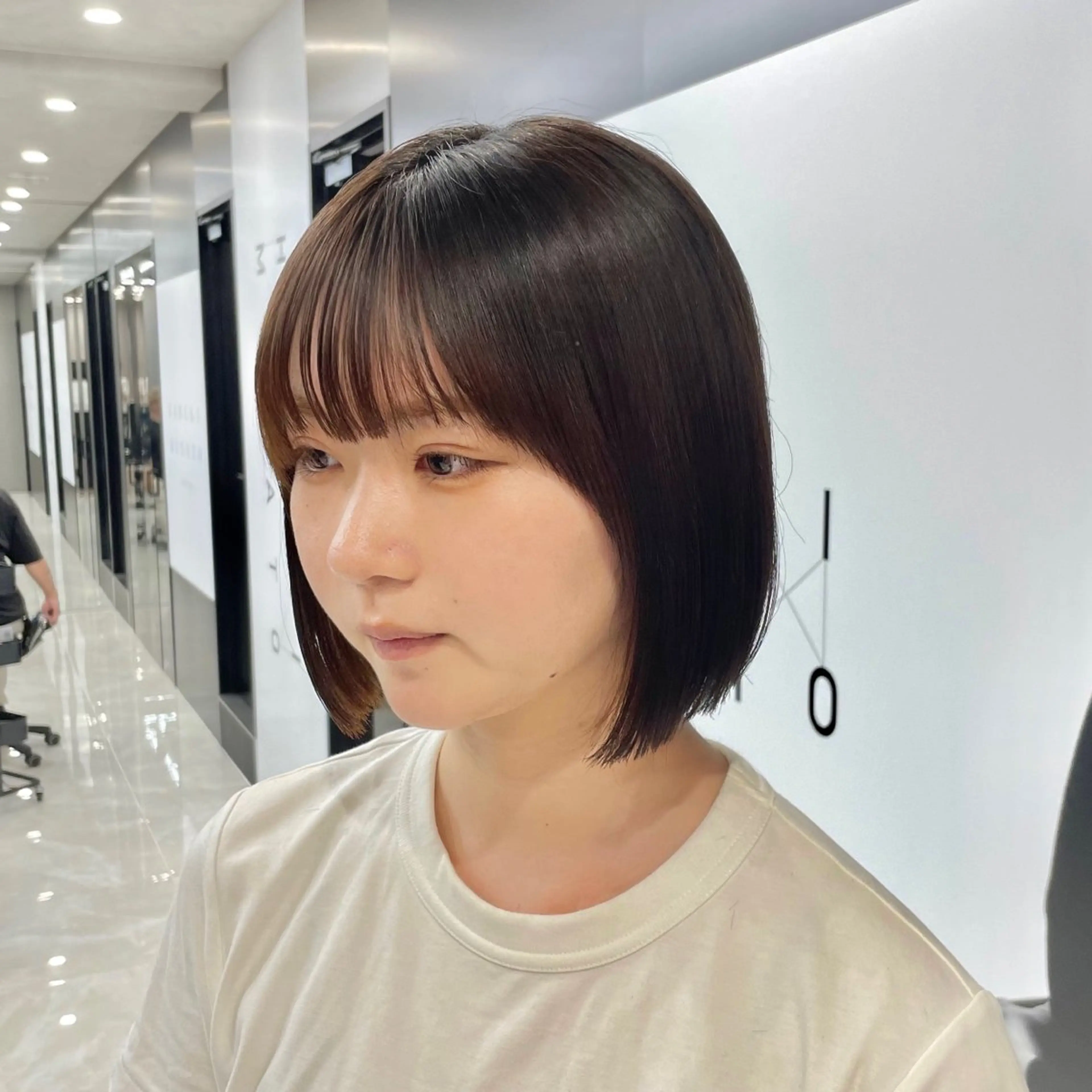 ショート ボブ 顔周りカット 新宿/顔周りカット/ レイヤー/がっきーのヘアスタイル