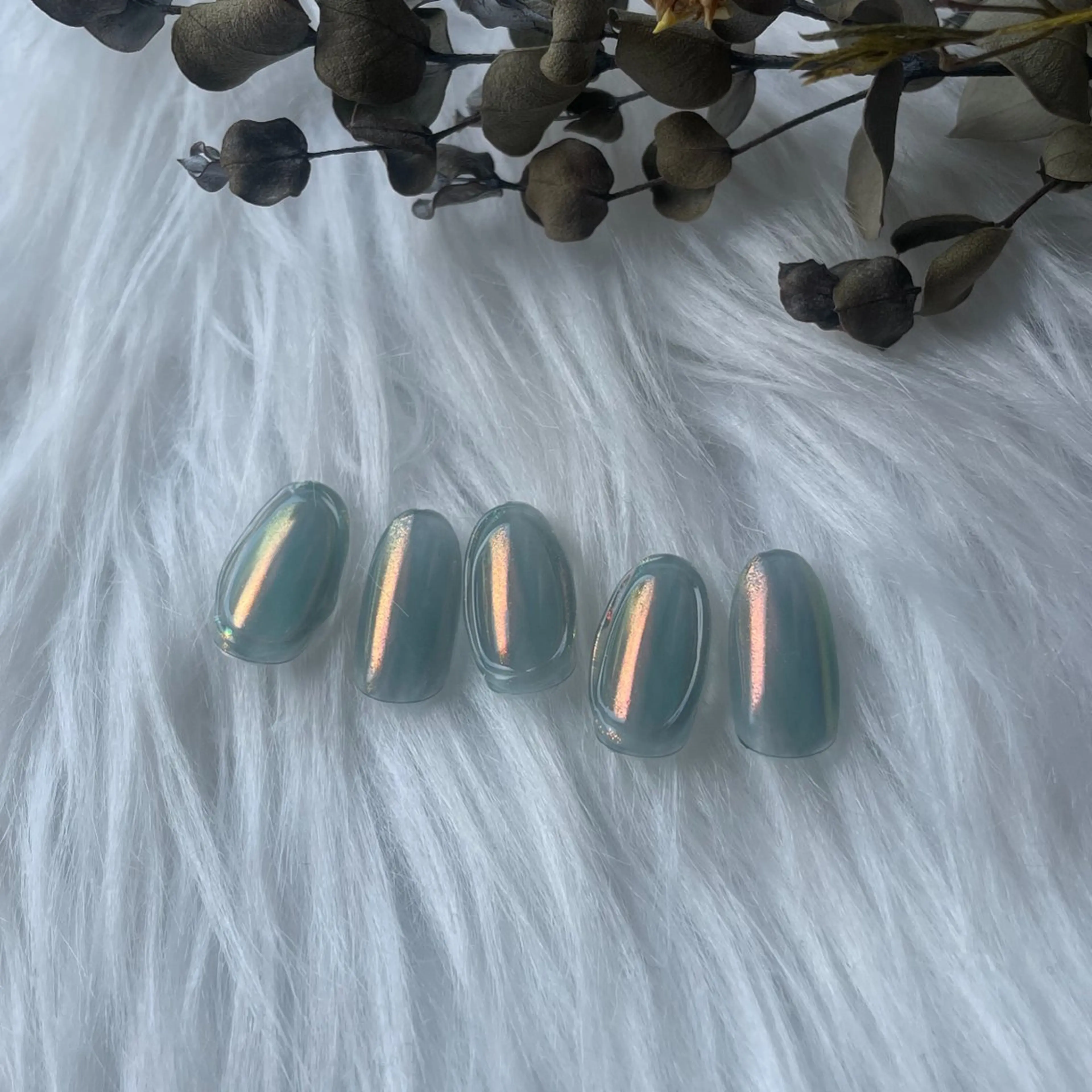 ネイル ブルー 氷ネイル・うるうるネイル キラキラネイル マグネットネイル ニュアンスネイル ハンドネイル timtam --sakiのネイルデザイン