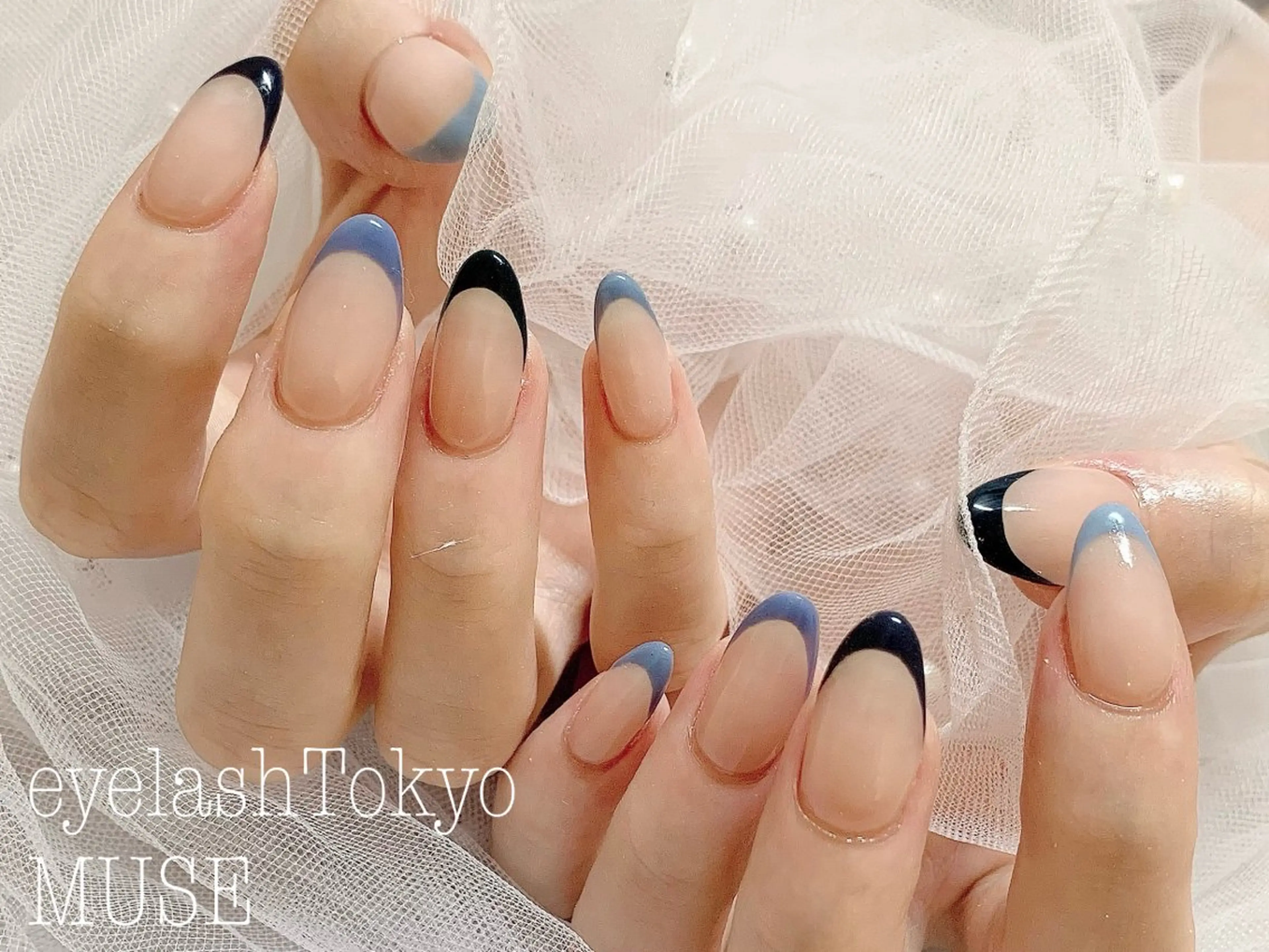 ネイル アートネイル フレンチネイル オフィスネイル 夏ネイル tanaka ◡̈のネイルデザイン