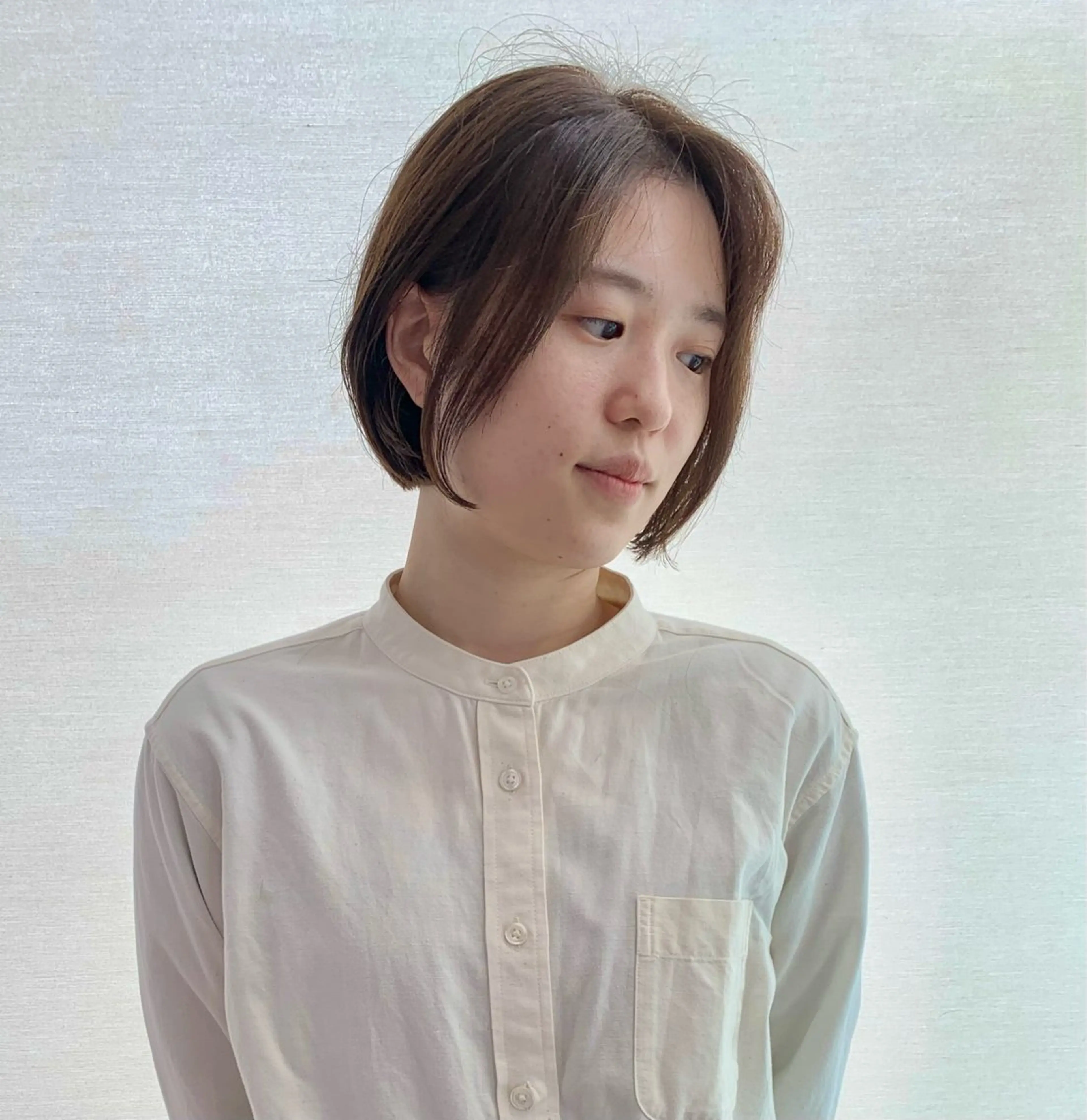 ショート ボブ カット トリートメント 【シクネ】ユウダイ お顔まわりカット💎のヘアスタイル