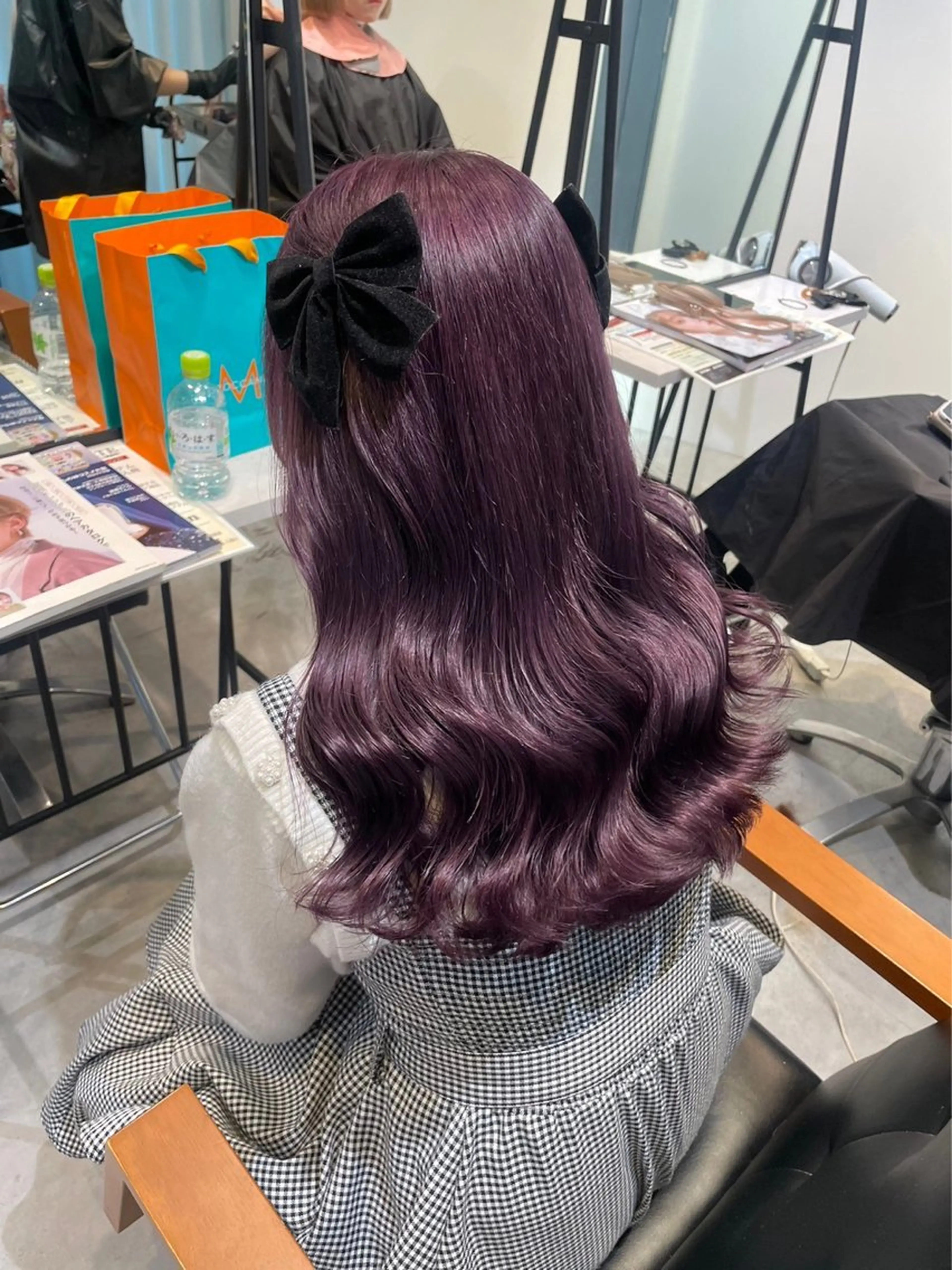 ロング カラー 透明感カラー ラベンダーカラー ‎Lby home 🪽mikuのヘアスタイル