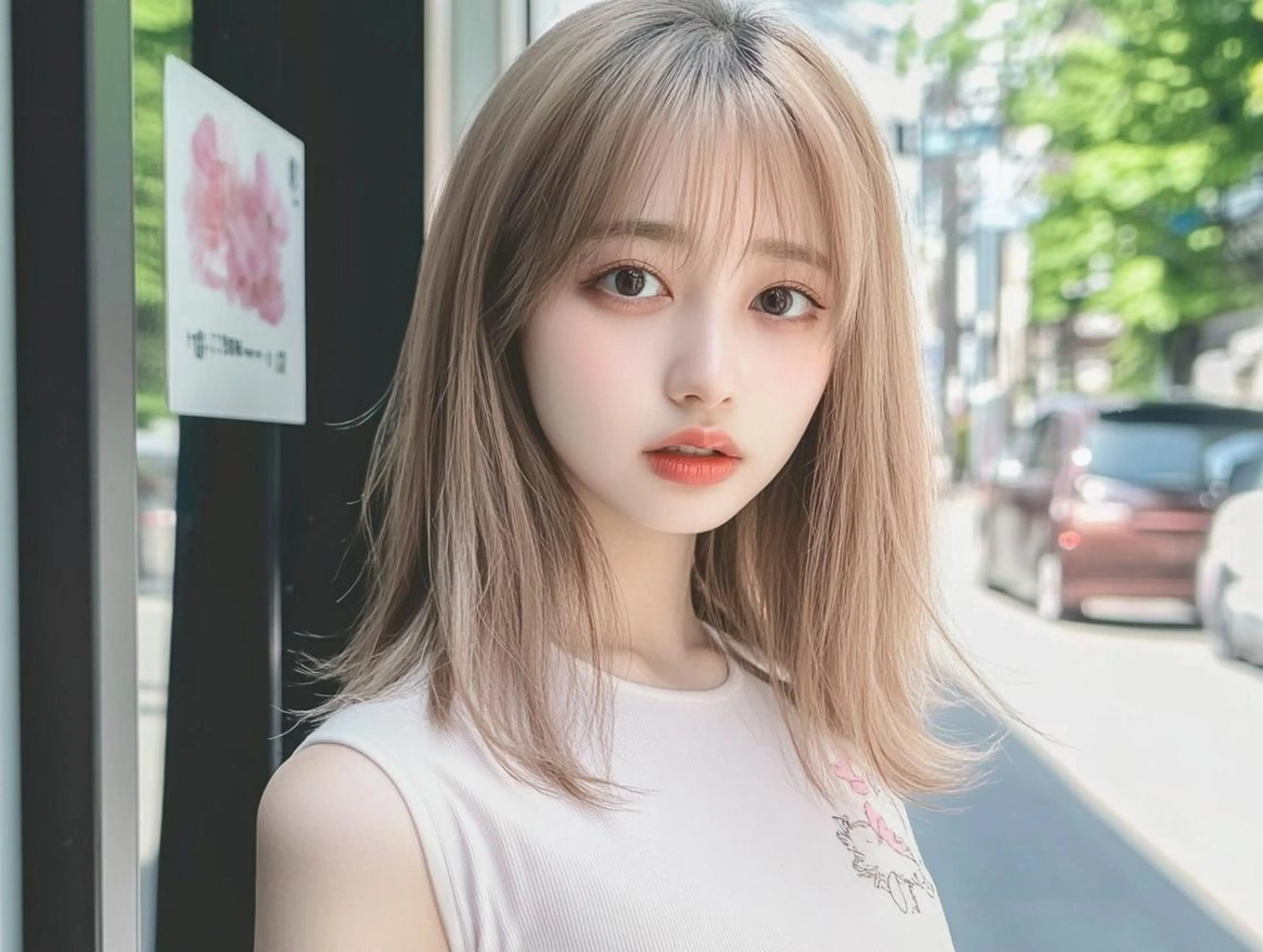 カラー ヘアカラー トリートメント GiseL kotoneのヘアスタイル