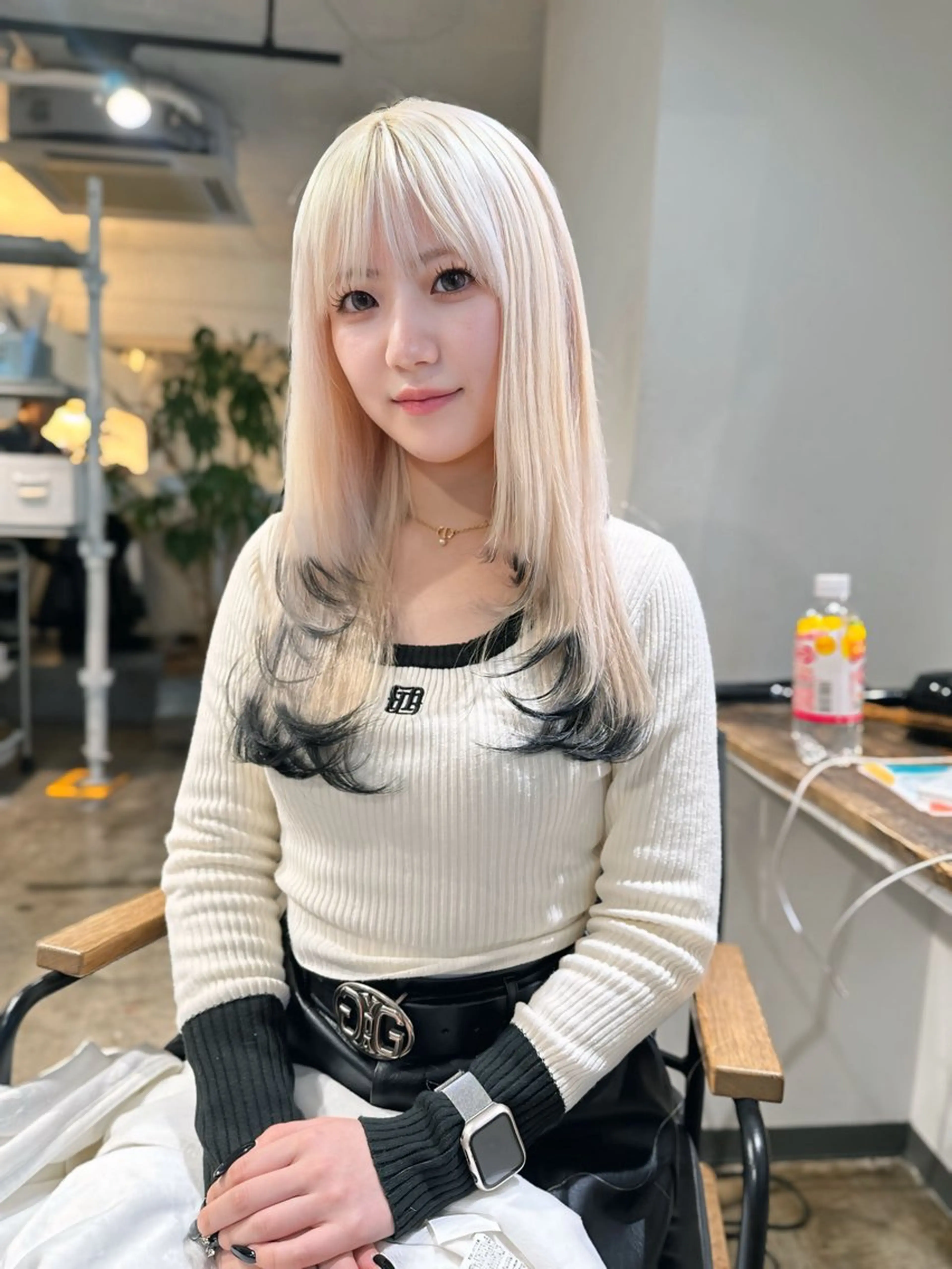 当日限定✨なりたいハイトーンを叶えます✨ケアブリーチ2回＋ペールカラー＋艶々高級トリートメントの写真