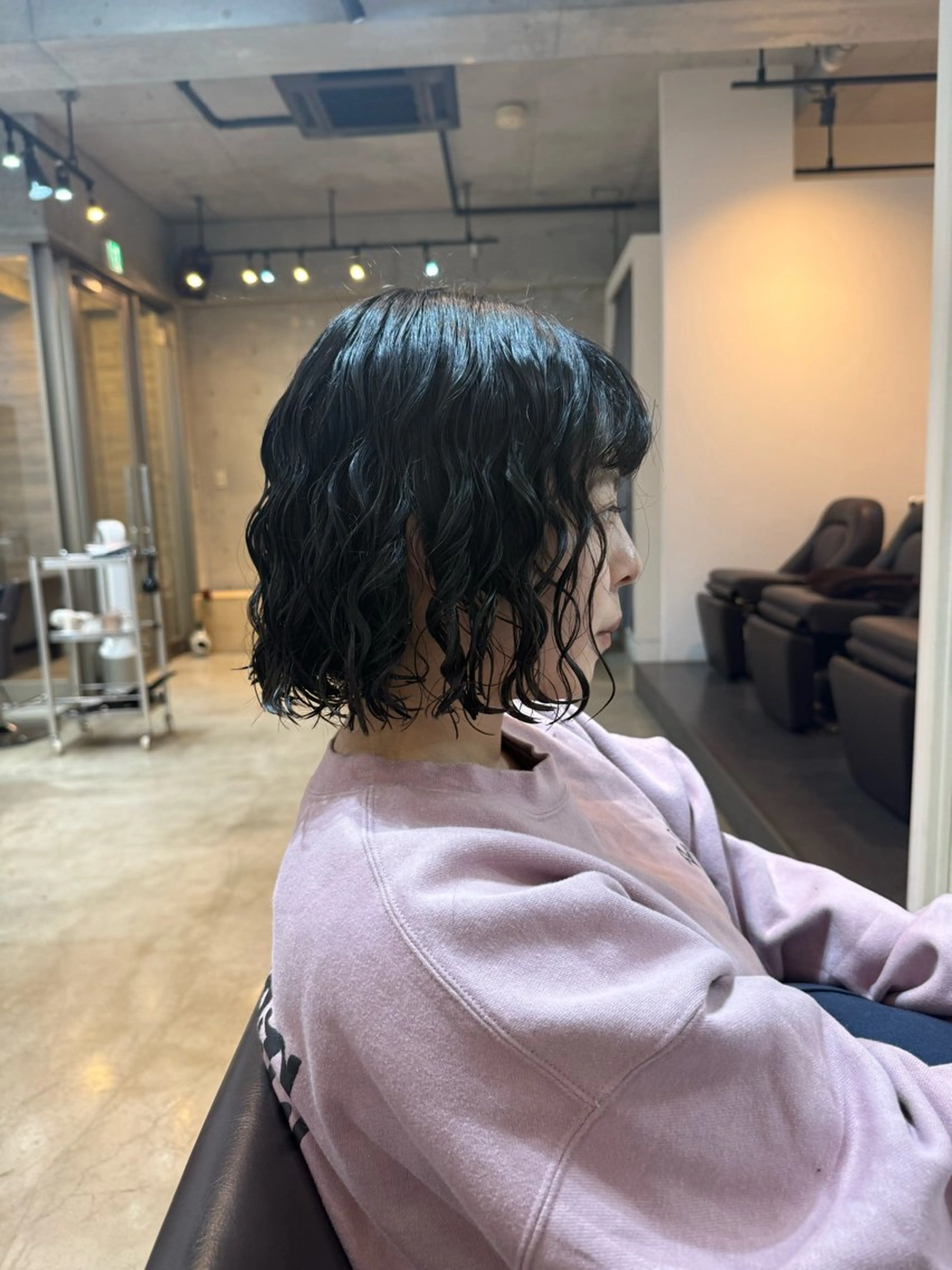 ミディアム ミディアムパーマ カット パーマ トリートメント デジタルパーマ/ ウェーブパーマ/神野のヘアスタイル