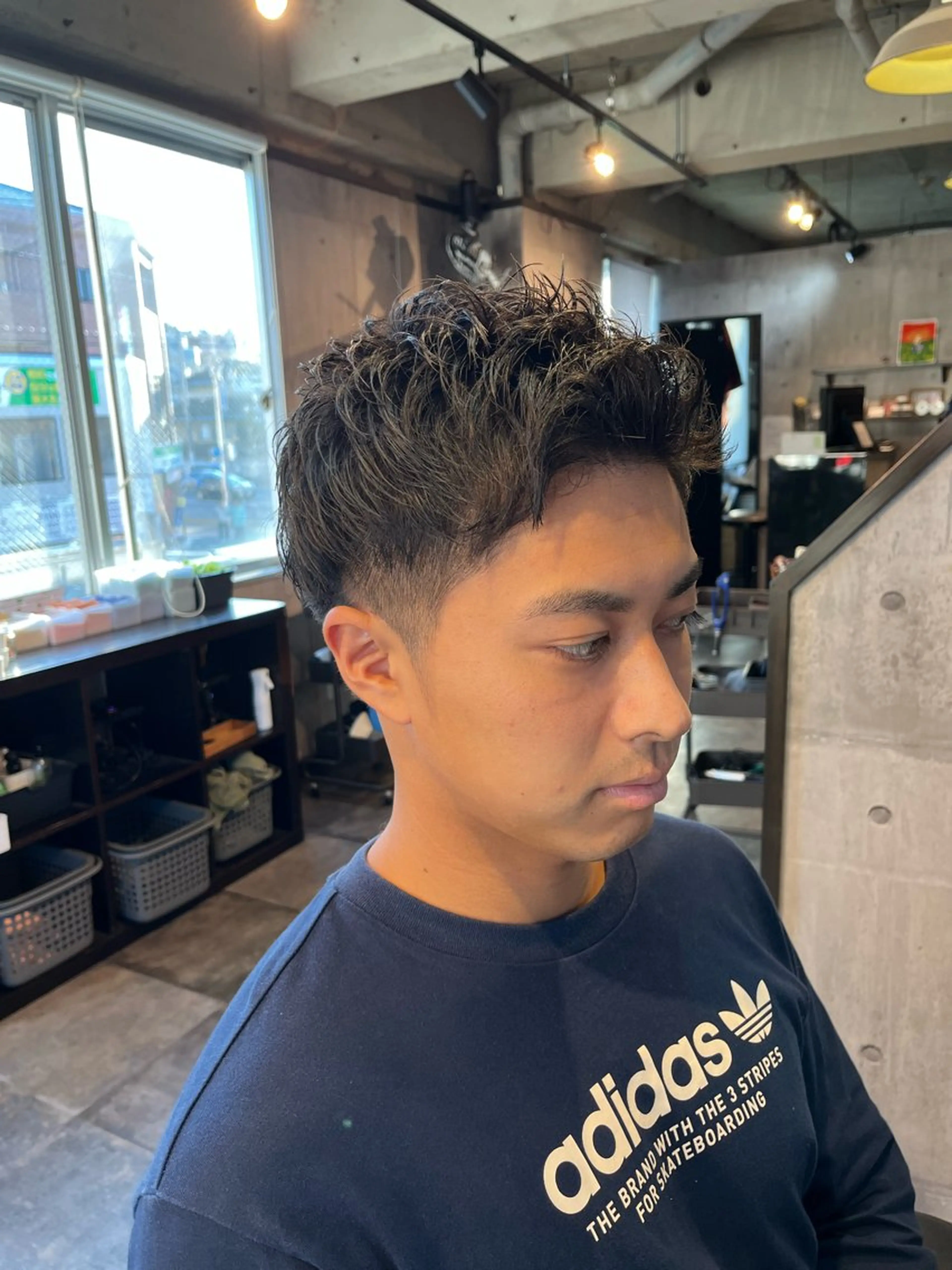 ショート メンズ くせ毛 SWELL  高峰 将生  メンズ専門のヘアスタイル