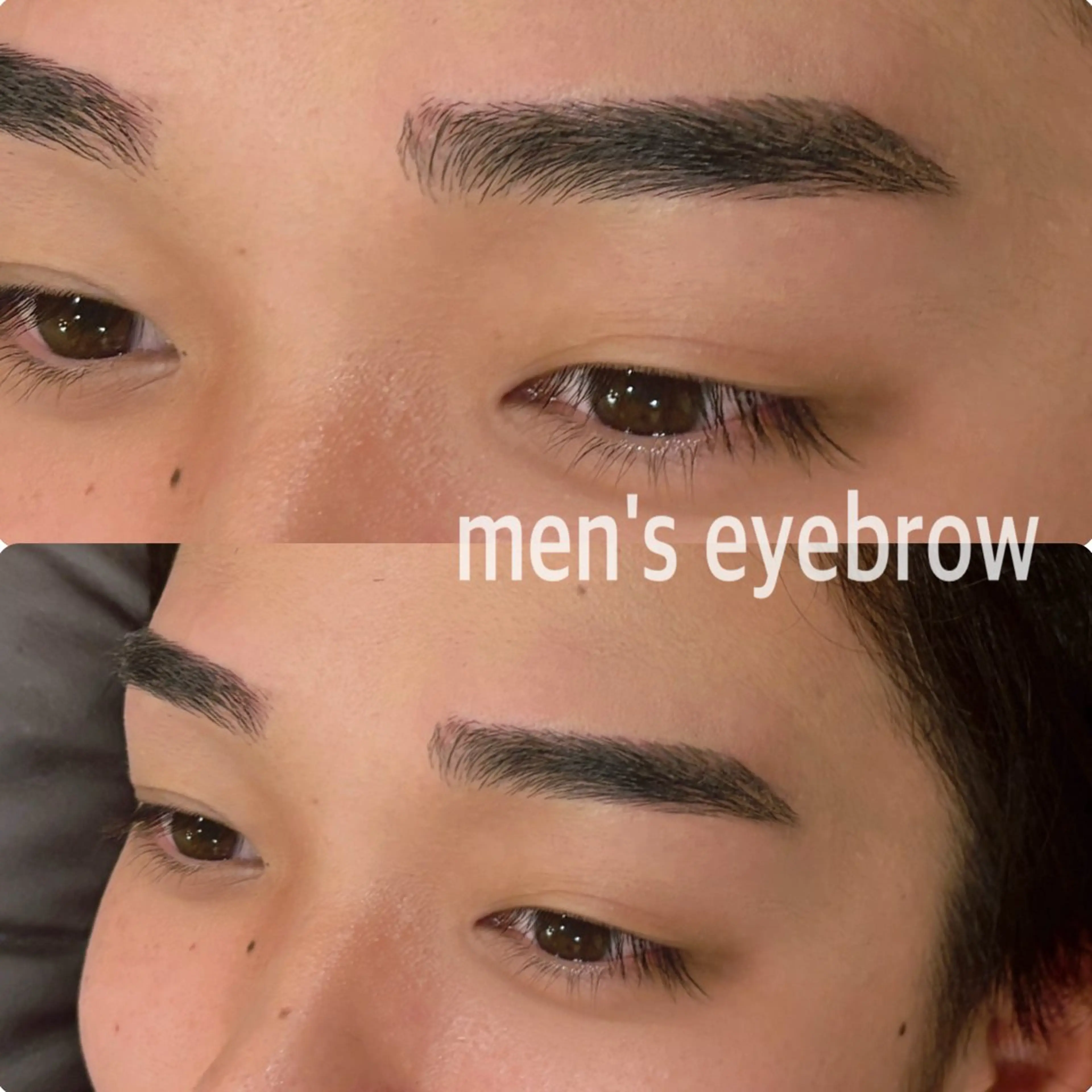 メンズ アイブロウ ワックス脱毛 眉カット 内田 心のマツエク・マツパデザイン